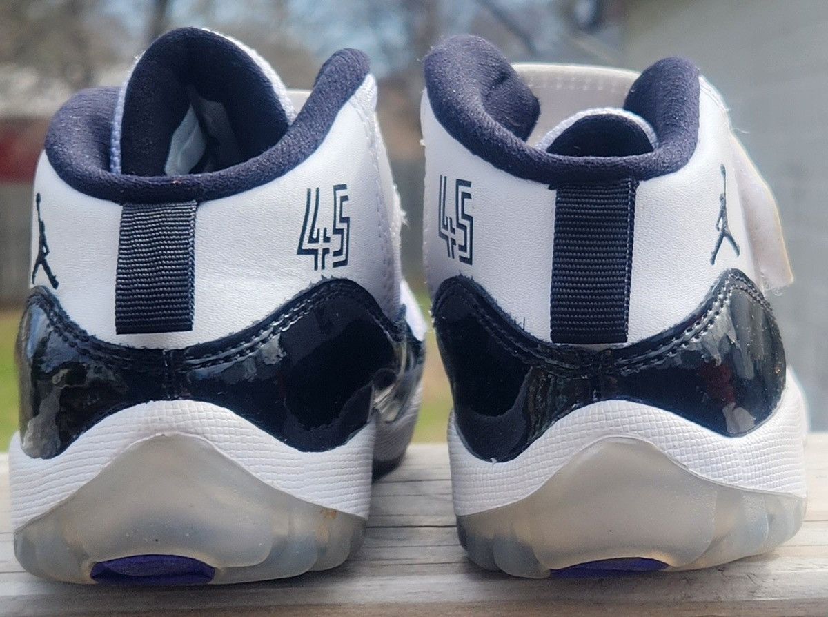 Nike Air Jordan 11 Concord SIZE 10C NO BOX Size US 10 / EU 43 - 4 Thumbnail