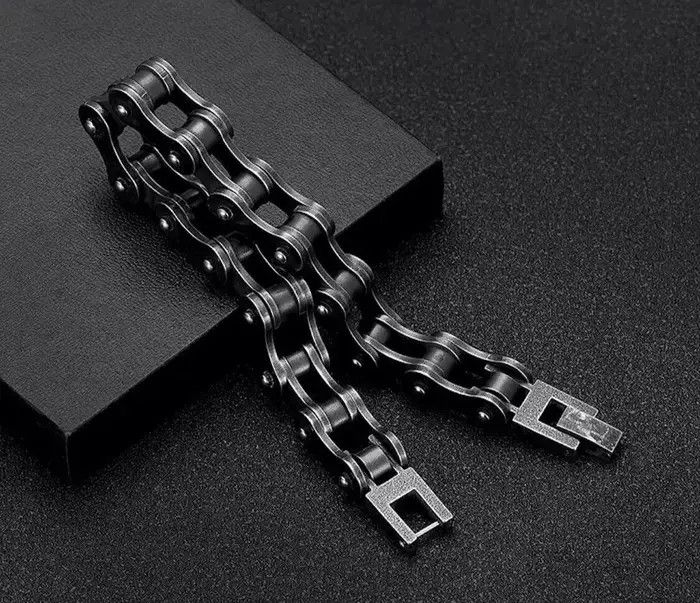 Jewelry Bike Chain Bangle Bracelet Size ONE SIZE - 5 Thumbnail