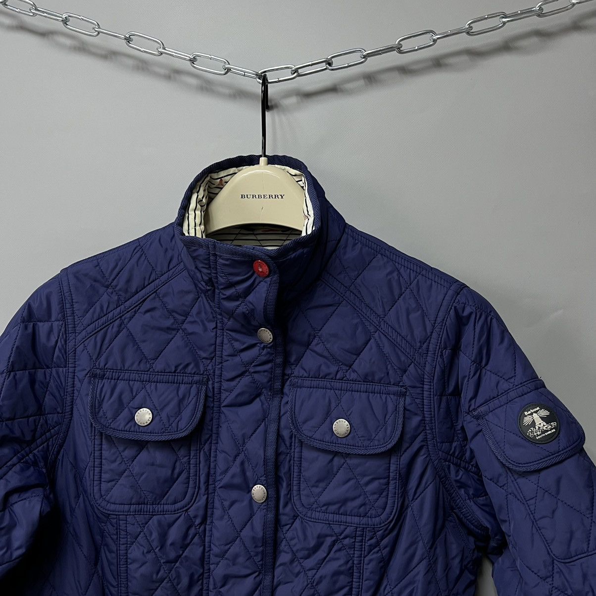 Barbour Barbour Buryhead Utility Diamond Padded Short Jacket Size M / US 6-8 / IT 42-44 - 4 Thumbnail