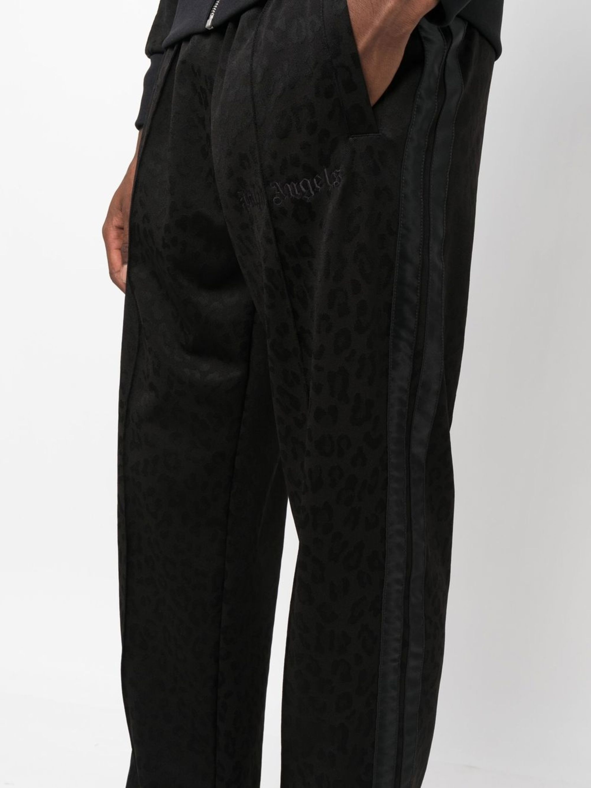 Palm Angels o1in1s1024 Q:1 / Tuxedo Leopard Trackpant in Black Size US 32 / EU 48 - 5 Thumbnail