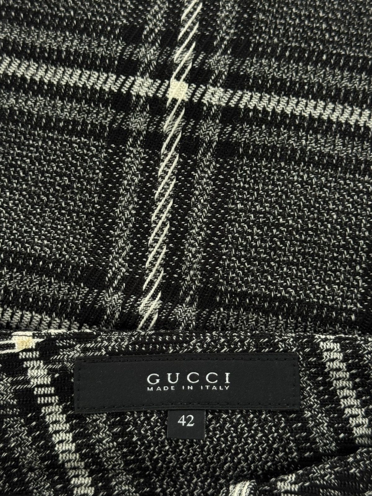 Gucci Gucci 00s Vintage Very Rare Knit Lana Wool Luxury Pants Size 28" / US 6 / IT 42 - 10 Thumbnail