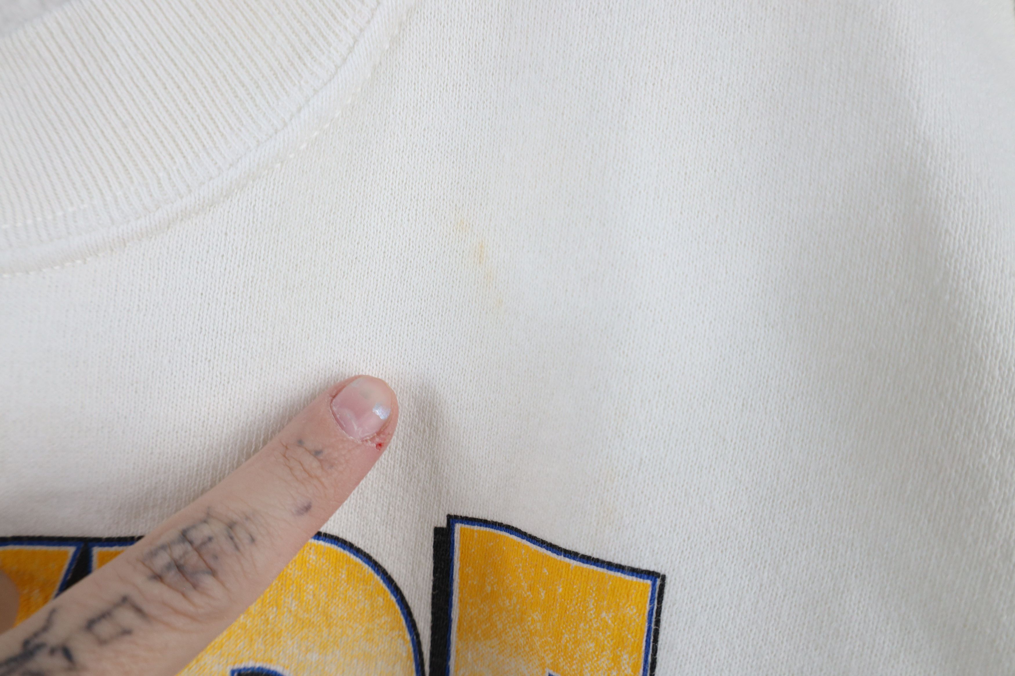 Vintage Vintage 90s Clyde Fliers Football Sweatshirt White USA Size US L / EU 52-54 / 3 - 6 Thumbnail