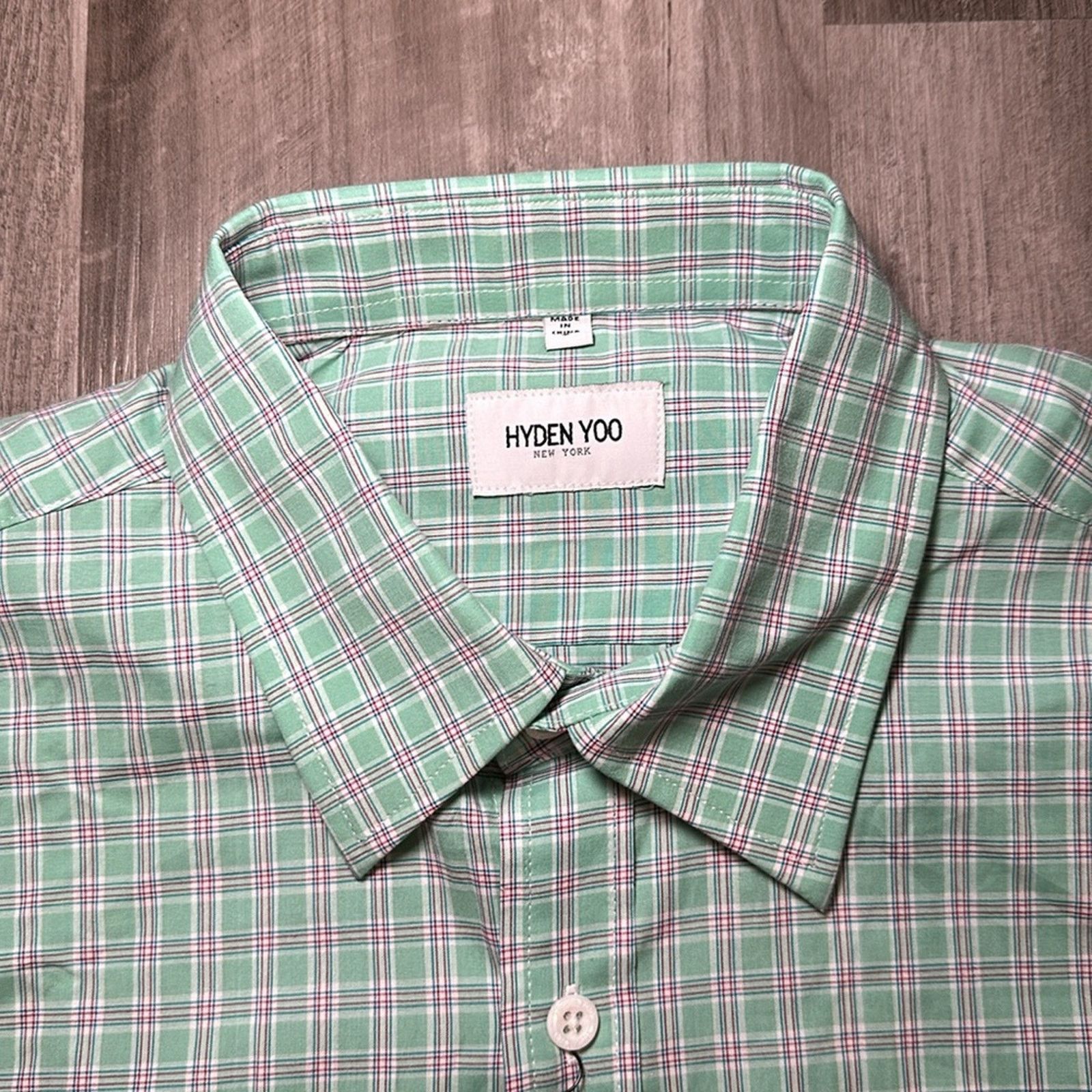 Hyden Yoo Hyden Yoo Multi Check Long Sleeve Button Down - Small Size US S / EU 44-46 / 1 - 5 Thumbnail