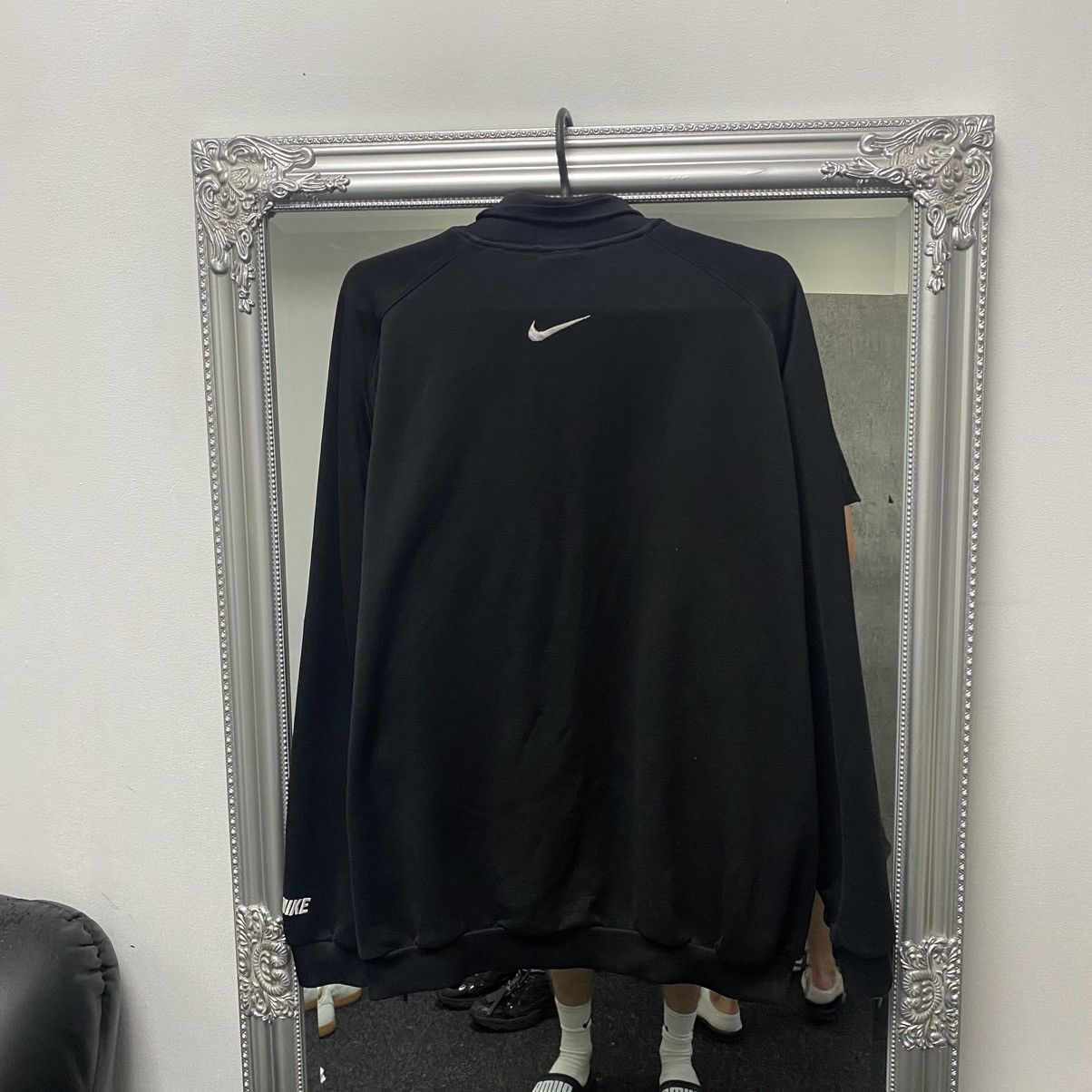 Nike Vintage 90s Nike 1/3 Zip Sweatshirt big Logo Size US L / EU 52-54 / 3 - 9 Thumbnail