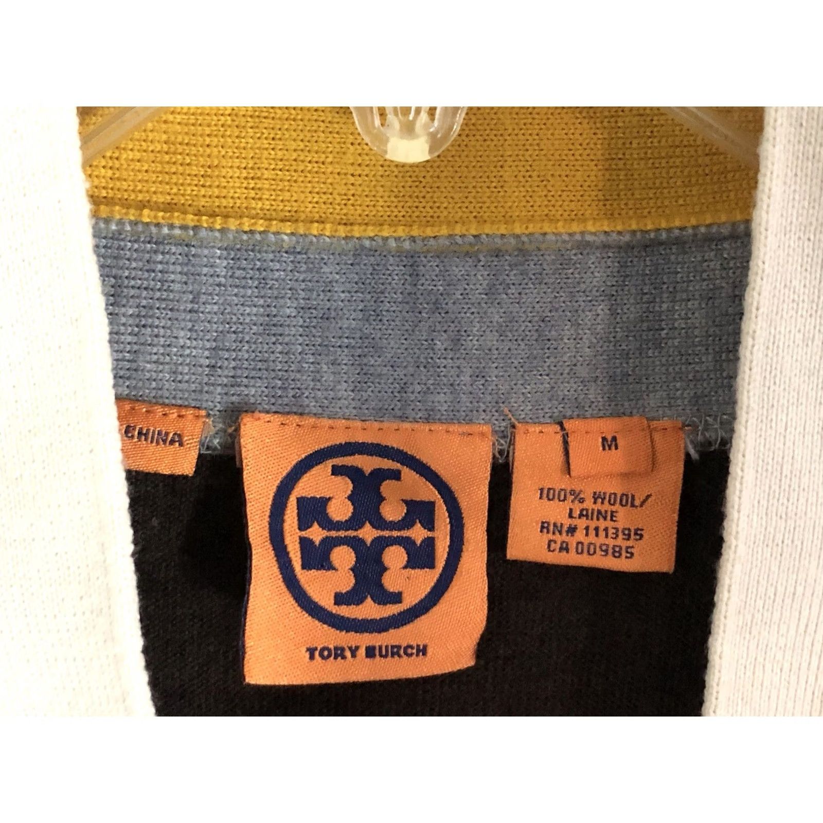 Tory Burch Tory Burch Cardigan Women Brown Wool Long Sleeve V-Neck Button Knit Raglan Sleeve Size M Size M / US 6-8 / IT 42-44 - 4 Thumbnail