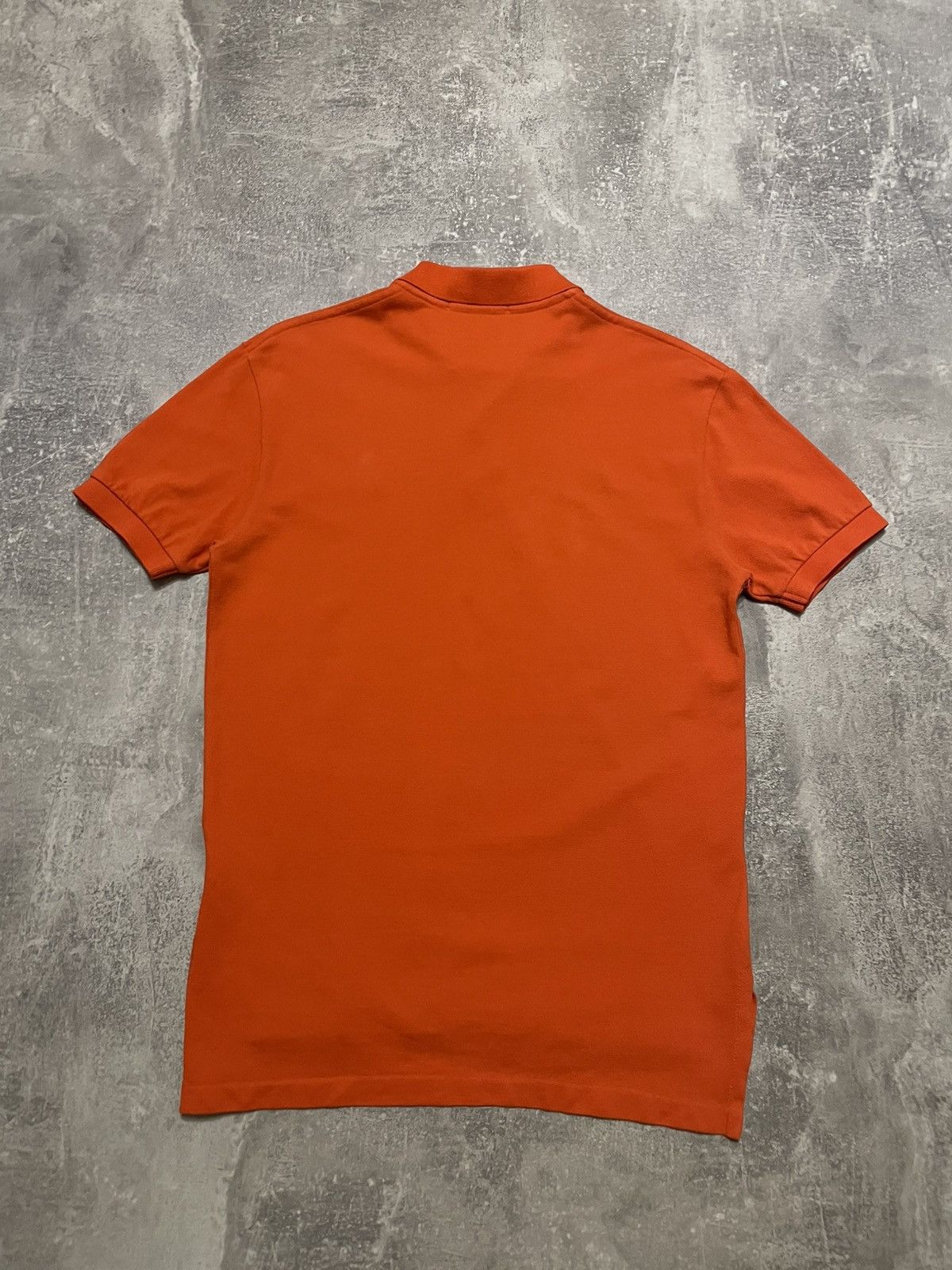 Polo Ralph Lauren × Vintage Vintage Polo Ralph Lauren Orange Polo Shirt Y2K Size US S / EU 44-46 / 1 - 13 Thumbnail