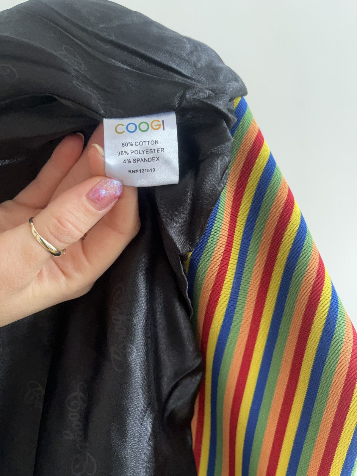 Coogi COOGI Cropped Zip Hoodie Rainbow Trim / Y2K Size S / US 4 / IT 40 - 5 Thumbnail