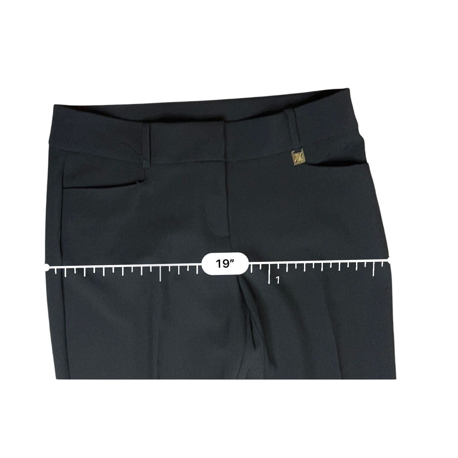 Anne Klein Anne Klein Black Boot Leg Pants Trousers 6 Academia 31" Ins Size 28" / US 6 / IT 42 - 5 Thumbnail