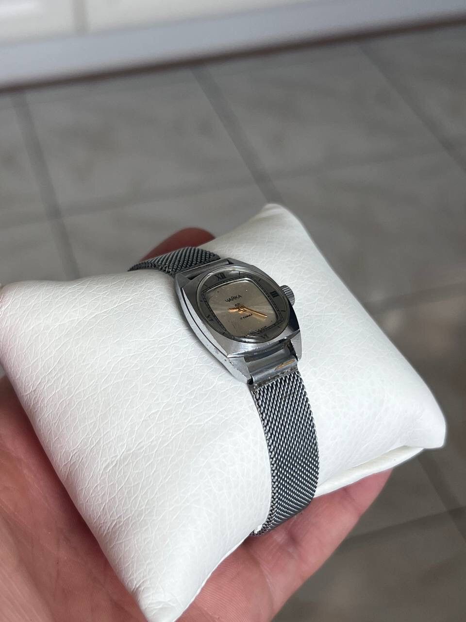 Designer × Vintage USSR 70s 80s Automatic Wrist Watch Vintage Rare Full Steel Size 36 - 4 Thumbnail