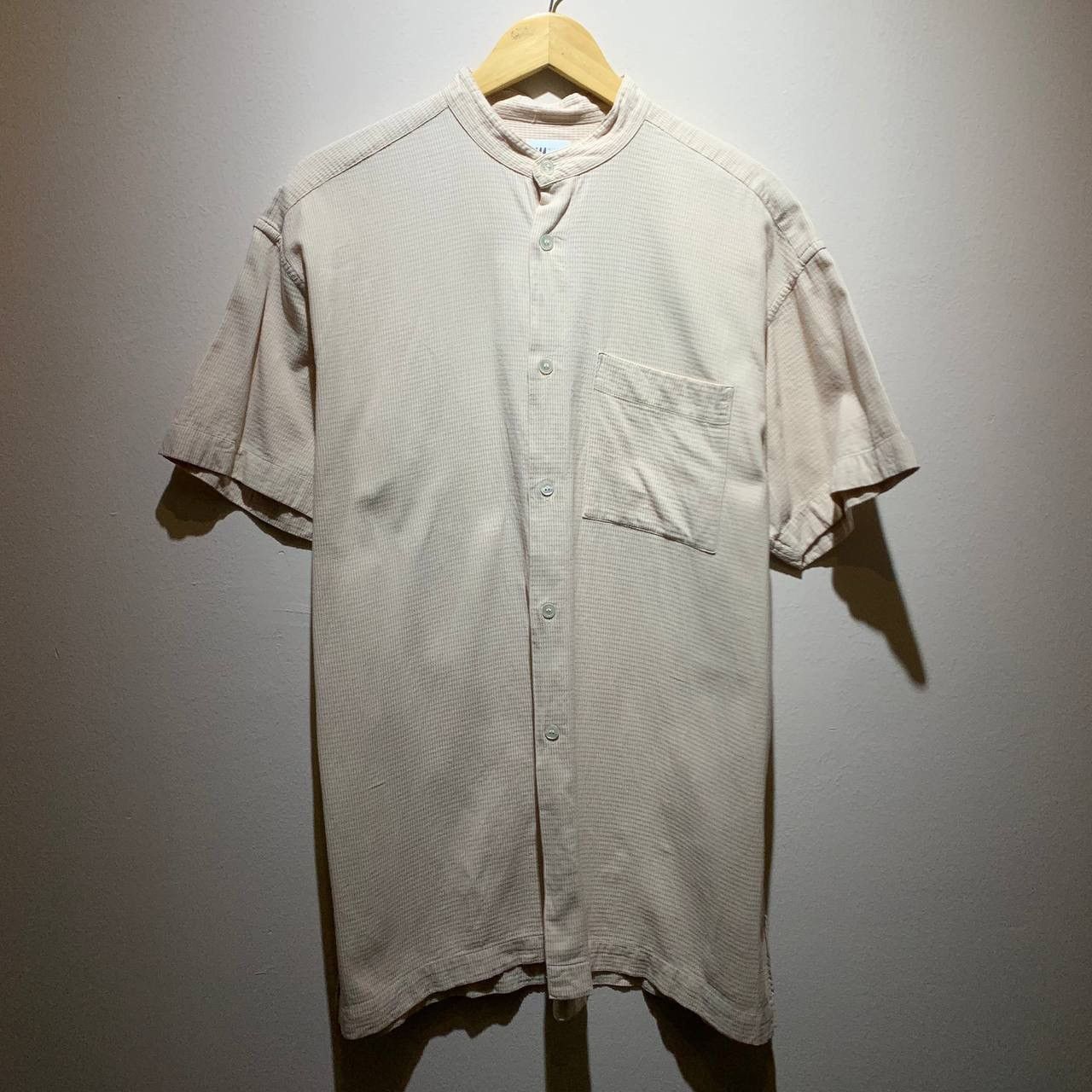 Issey Miyake Issey Miyake Design Studio Mandarin Collar Button Up Shirts Size US L / EU 52-54 / 3 - 1 Thumbnail