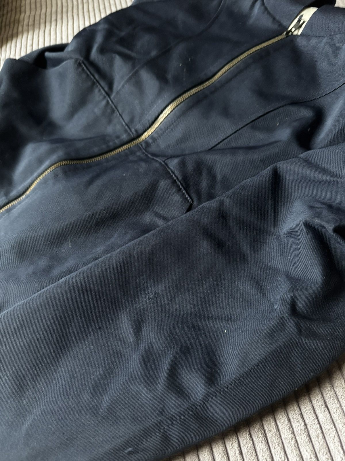 Acne Studios Acne Studios Cropped Boxy Jacket Like Active Workwear Navy M Size US M / EU 48-50 / 2 - 11 Thumbnail
