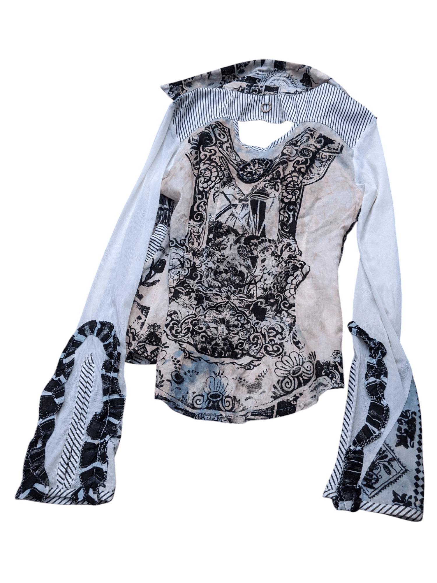 Other Save The Queen! 👑 Mesh Abstract Lolita Blouses Size S / US 4 / IT 40 - 2 Thumbnail