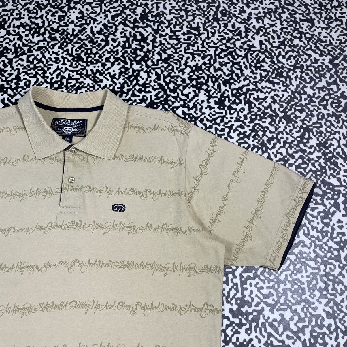 Ecko Unltd. Vintage Y2K Ecko Unlimited UNLTD Rap Polo Retro T-shirt Size US XXL / EU 58 / 5 - 9 Thumbnail