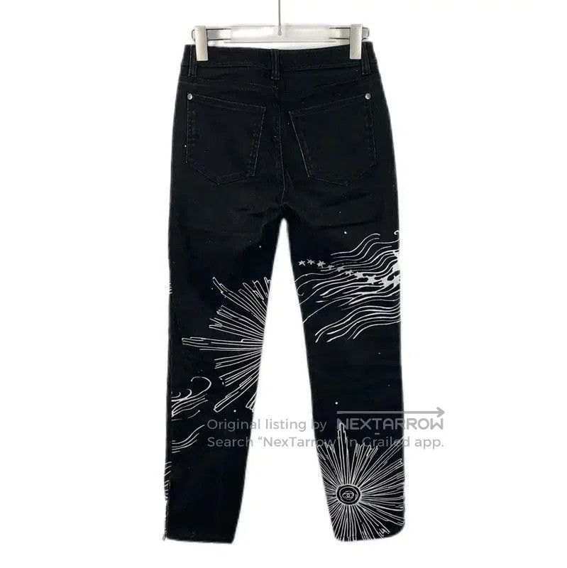 Chanel Chanel Black Cotton Ladies Jeans . Size 22" - 2 Thumbnail