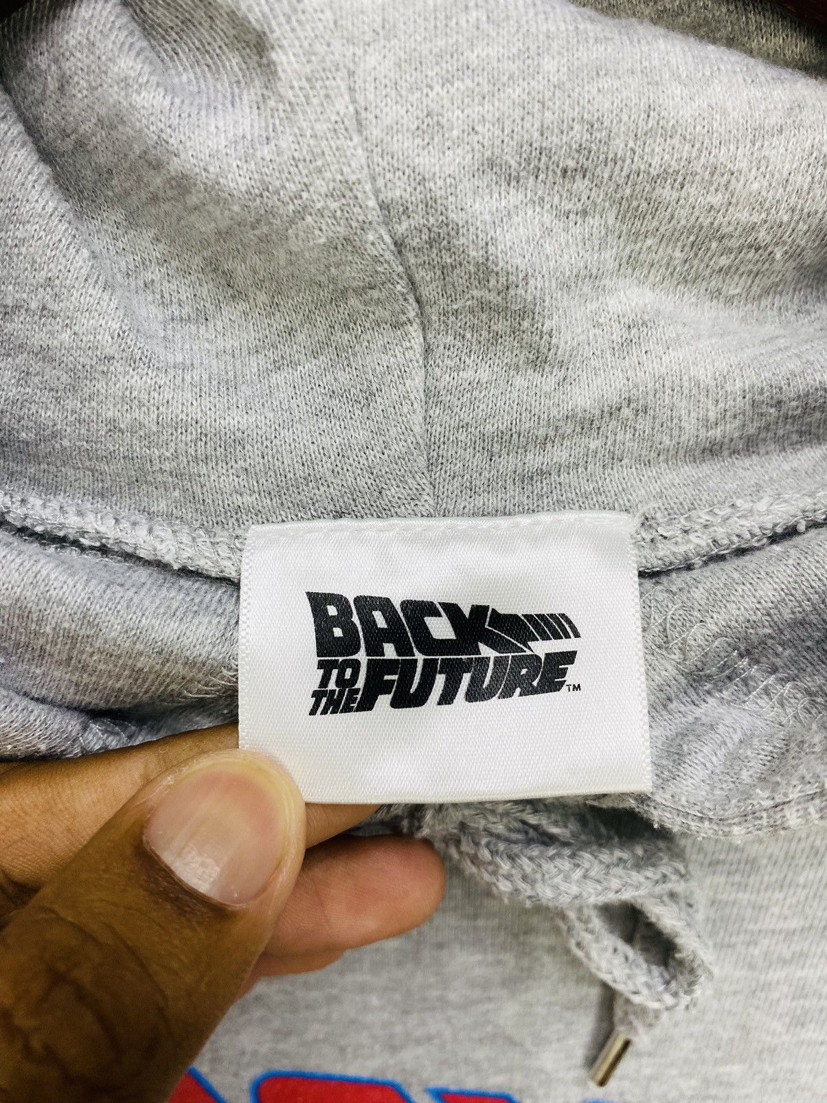 Vintage Vintage Back To The Future Hoodie Light Cotton Free Size (L) Size US L / EU 52-54 / 3 - 6 Thumbnail