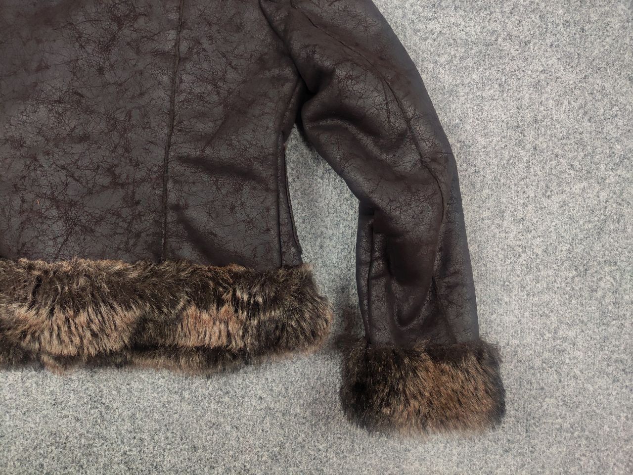 If Six Was Nine Vintage Swag Opium Y2K Hysteric Fur Coat Jacket Mixed LGB Size L / US 10 / IT 46 - 10 Thumbnail