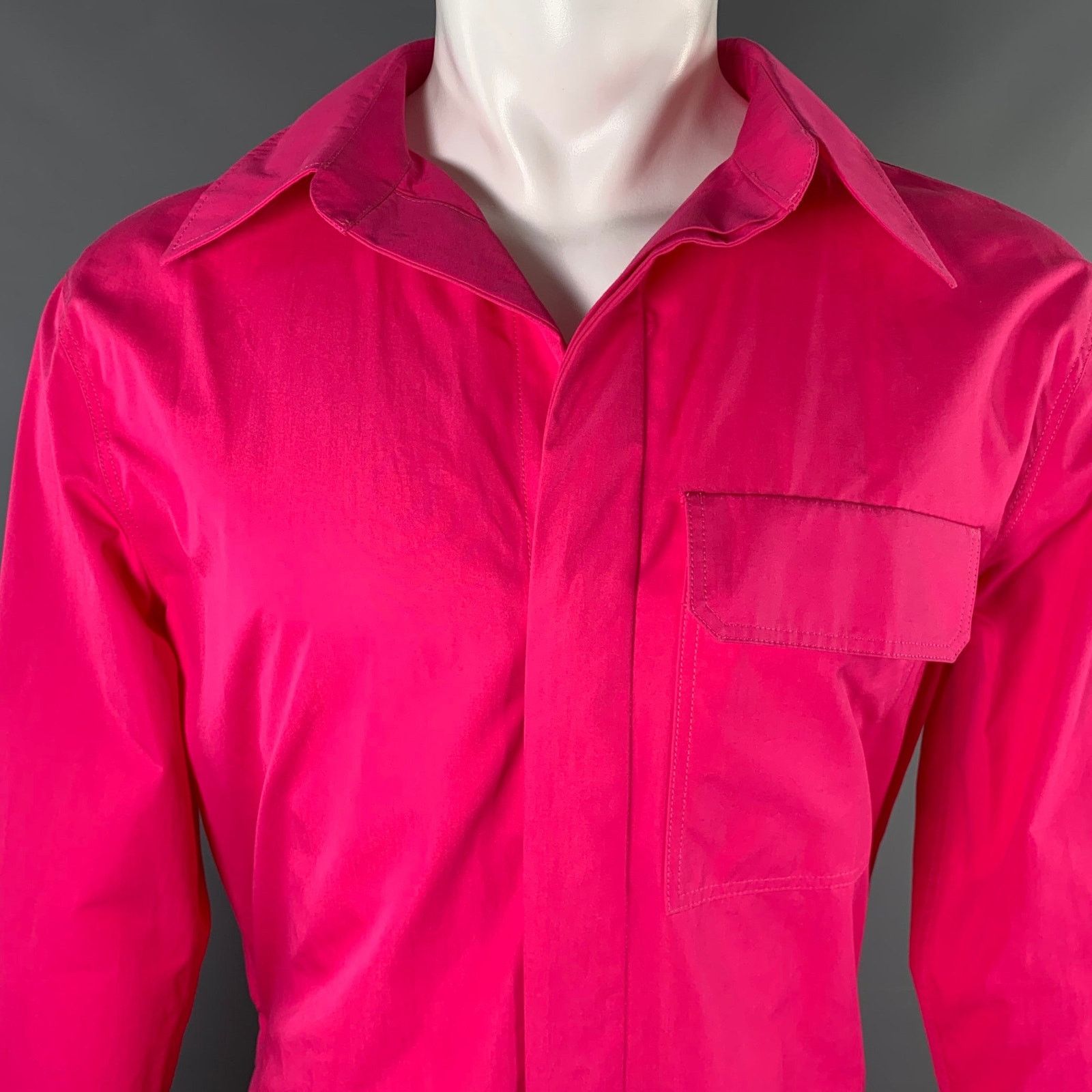Valentino VALENTINO Size S Pink Cotton Hidden Placket Jumpsuit Size US 36 / EU 52 - 7 Thumbnail