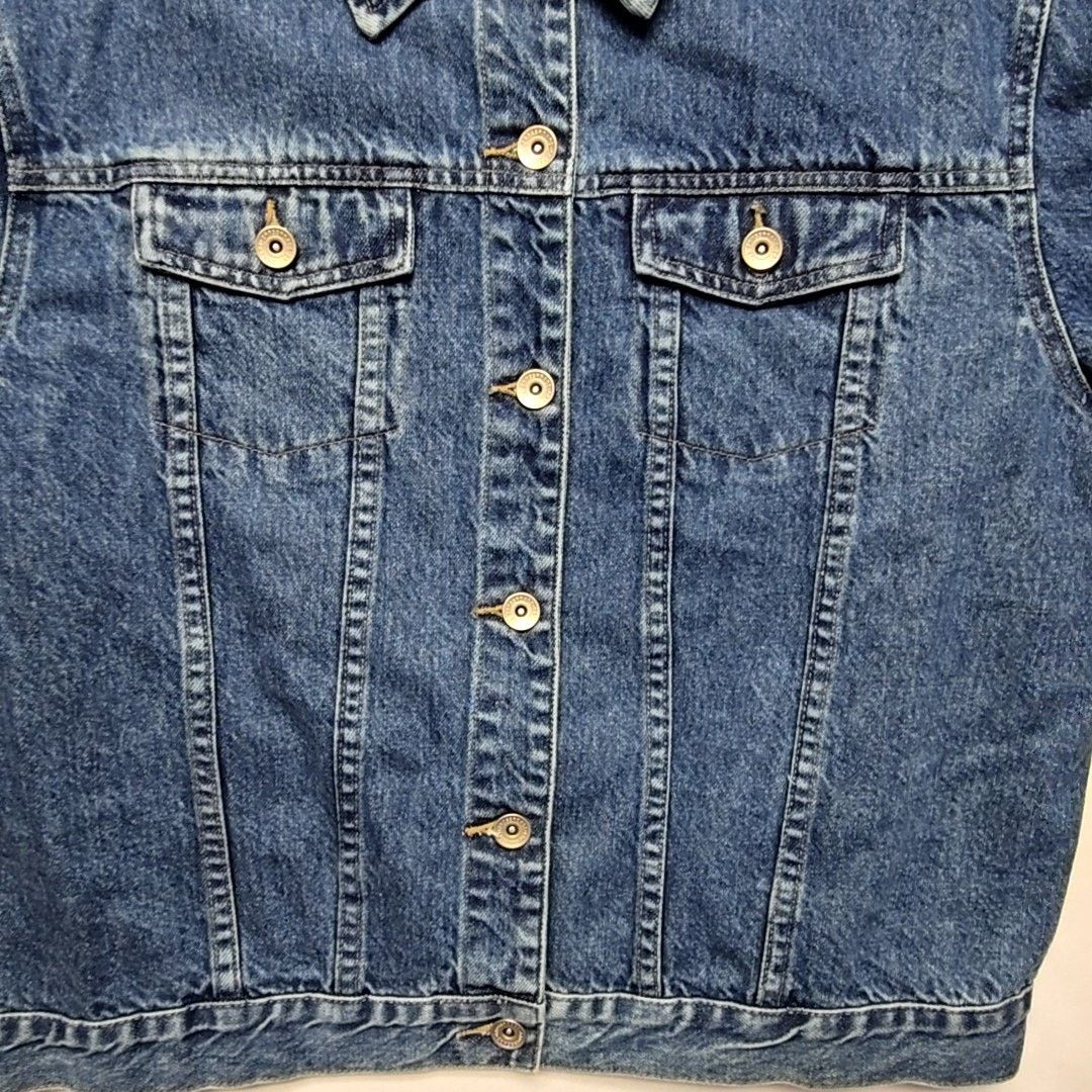 Vintage Vintage Crossroads Womens Denim Jacket Classic Blue 90s XL Size XL / US 12-14 / IT 48-50 - 2 Thumbnail