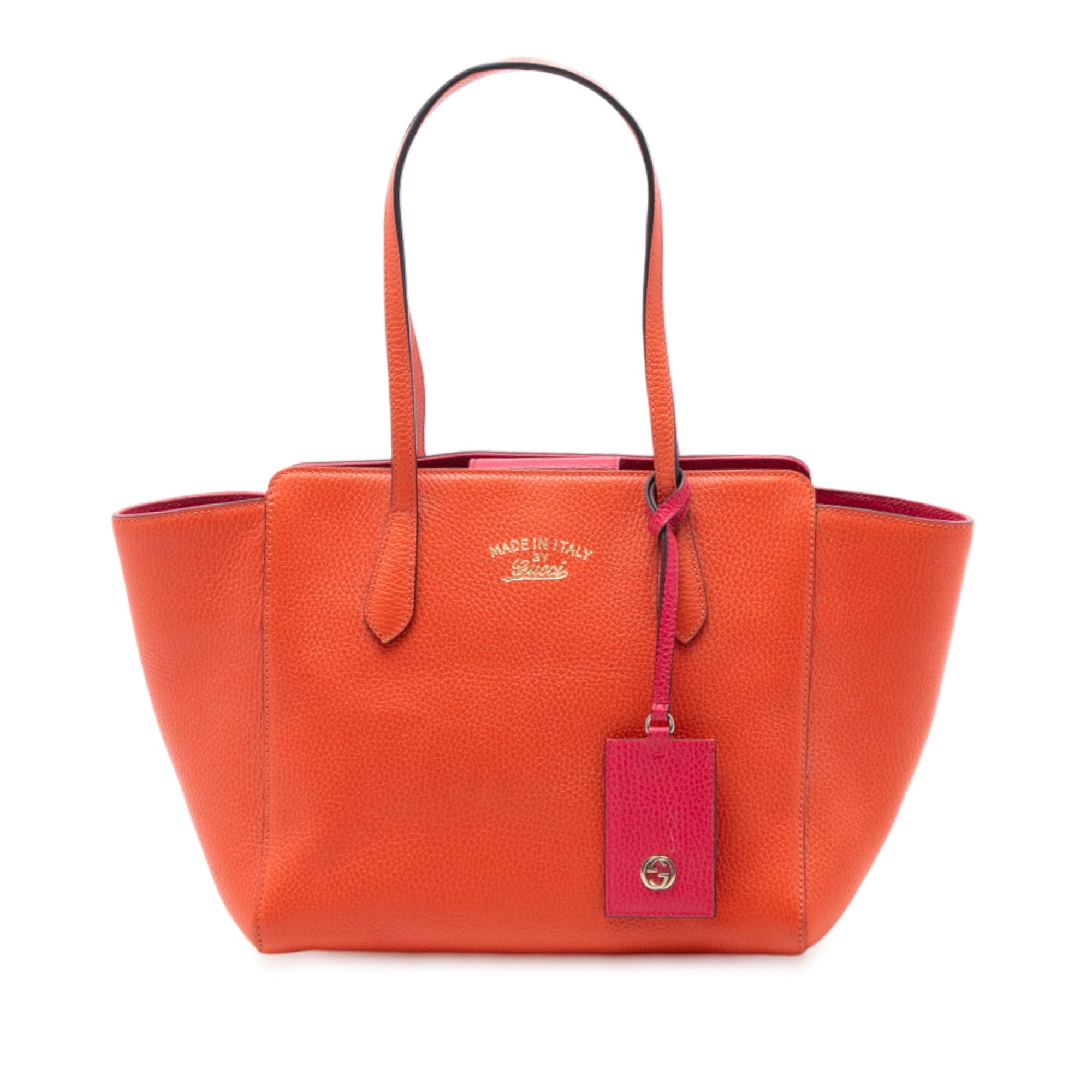 Gucci Gucci Small Leather Swing Tote Size ONE SIZE - 1 Thumbnail