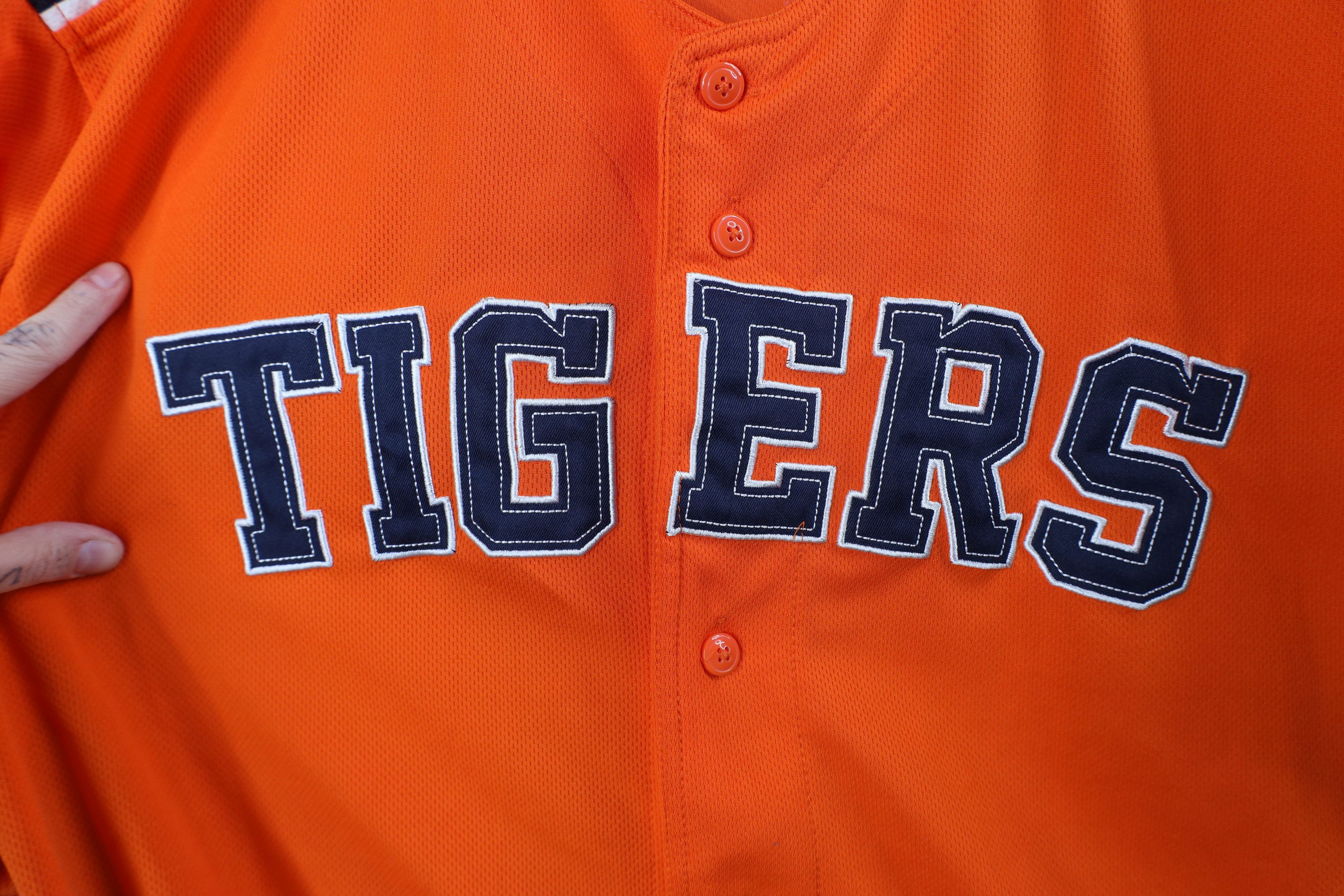 Vintage Vintage Y2K Detroit Tigers Baseball Jersey Orange Polyester Size US XL / EU 56 / 4 - 4 Thumbnail