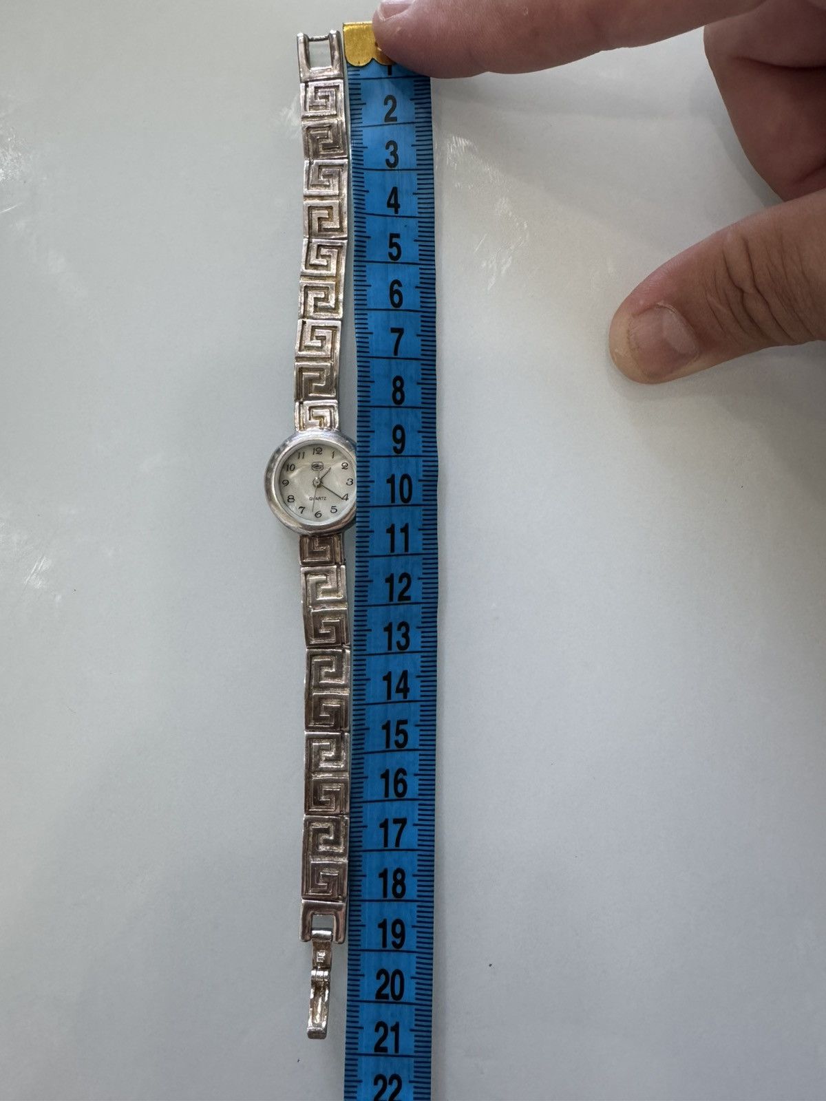 Other Geanni Sabatini Silver Watch Greek Key Bracelet Strap 19cm Size ONE SIZE - 16 Thumbnail