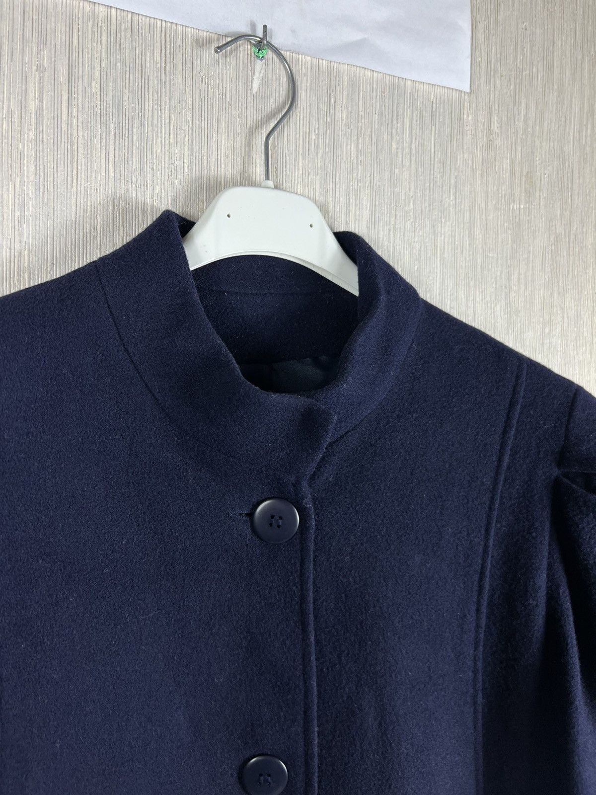 Carven Vintage Carven pour ADP France wool navy archive long coat Size S / US 4 / IT 40 - 9 Thumbnail