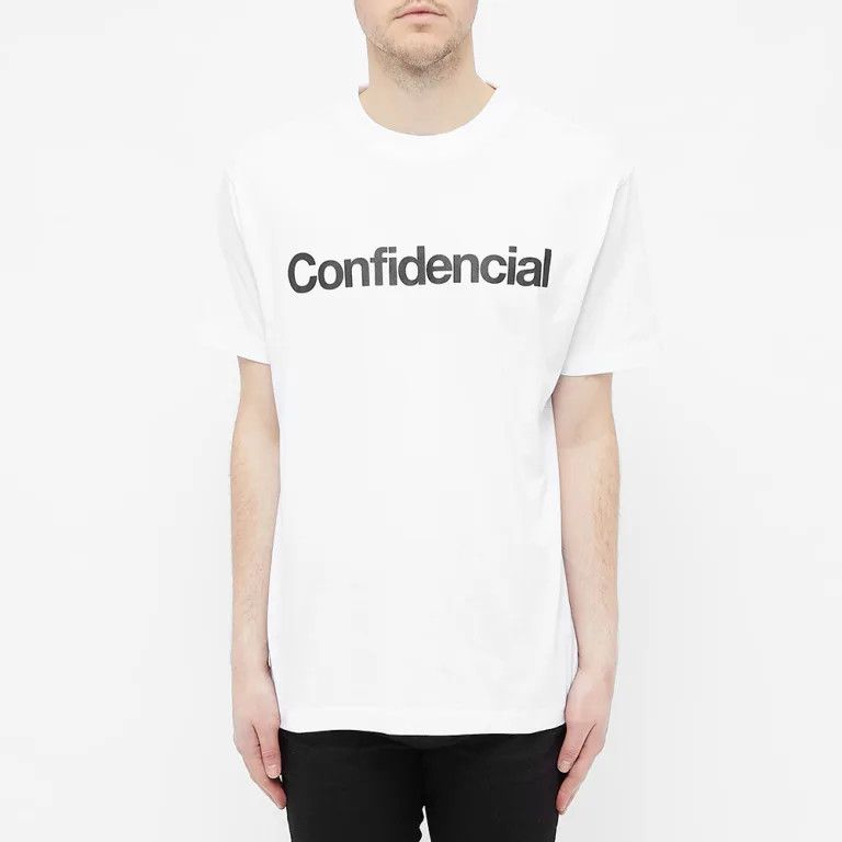 Marcelo Burlon White Confidencial Embroidered Cross T-Shirt Size US S / EU 44-46 / 1 - 2 Thumbnail
