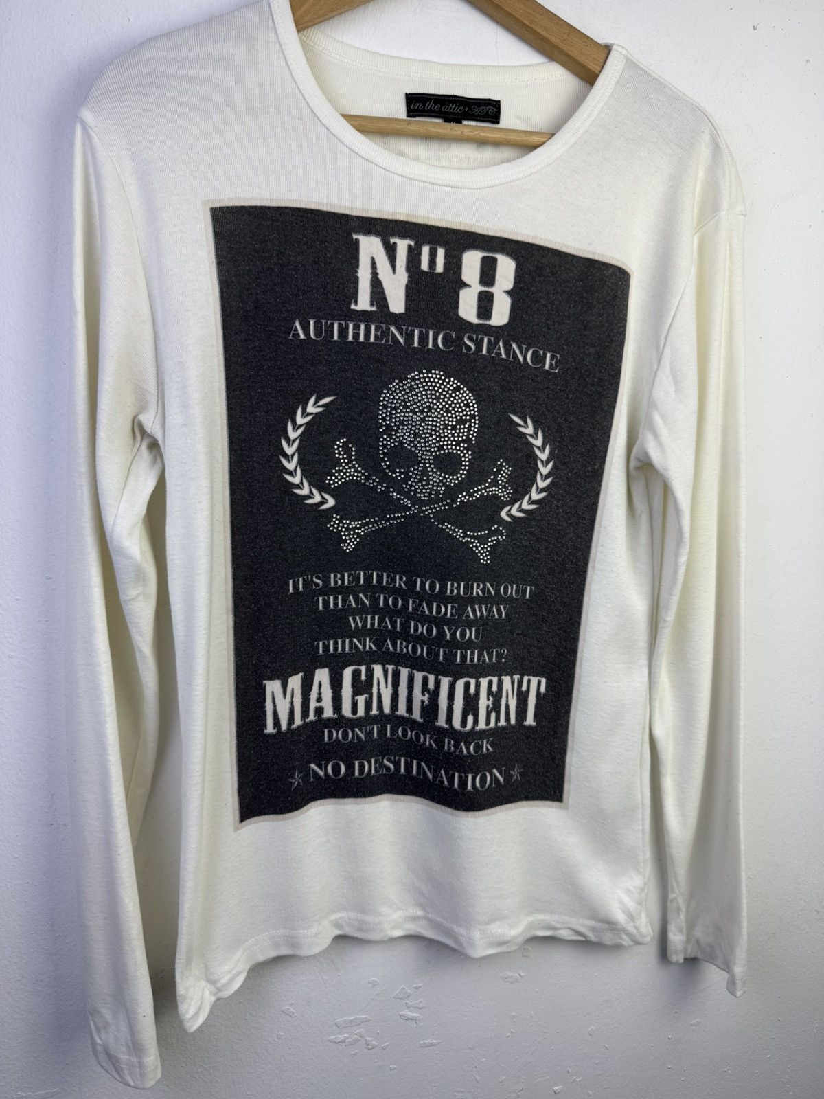 In The Attic in the attic N°8 Authentic Stance long-sleeve graphic tshirt Size M / US 6-8 / IT 42-44 - 2 Thumbnail