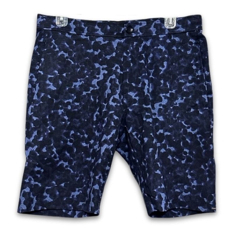 Other Good Man Brand Chino Shorts Jersey Flat Front Blue M NWOT Size US 32 / EU 48 - 2 Thumbnail