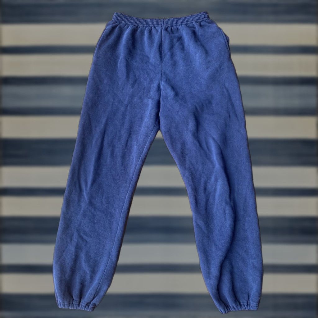 Russell Athletic VINTAGE Russell Athletic Sweatpants Mens L Blue Elastic Waistband 90s Size Large Size US 33 - 1 Thumbnail