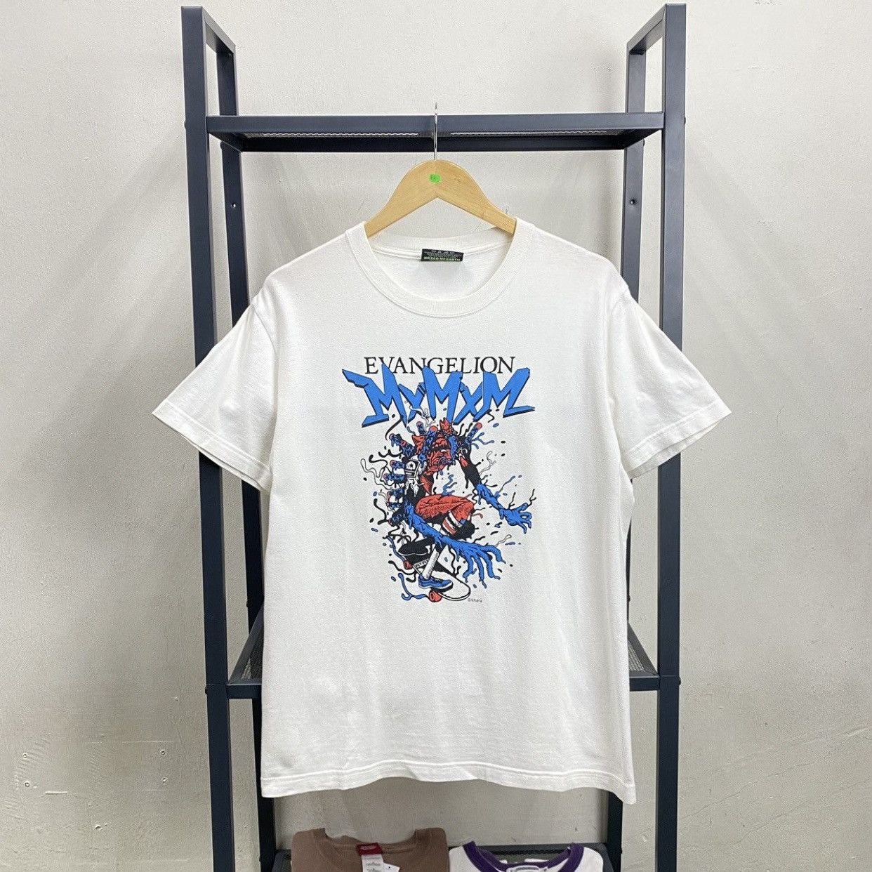 Anime Vintage Magical Mosh Misfits Evangelion Khara Very Rare Tee Size US M / EU 48-50 / 2 - 1 Thumbnail
