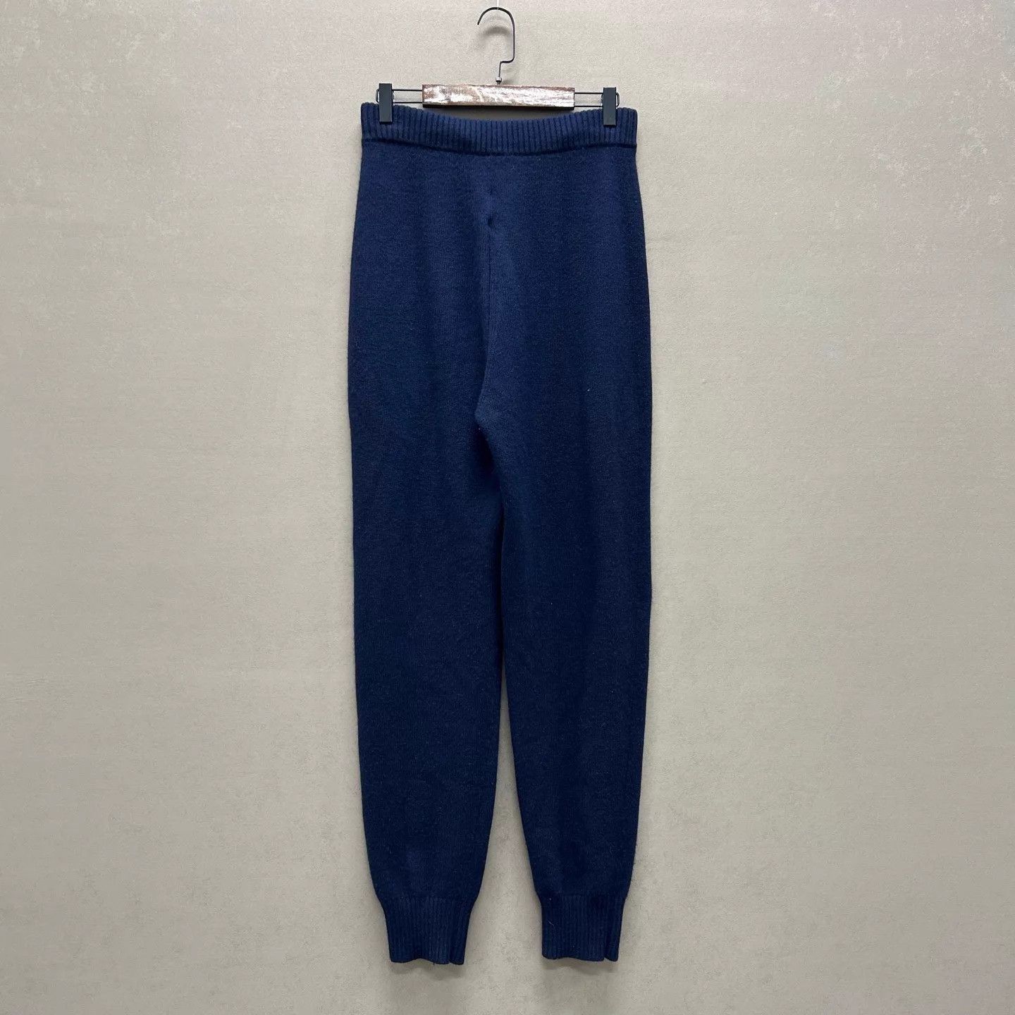 Prada PRADA 99 New Navy Small Logo Knit Pants 40 Size 27" / US 4 / IT 40 - 2 Thumbnail