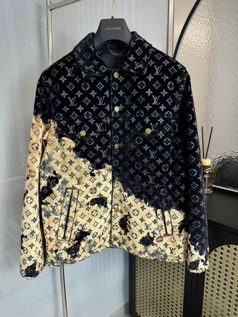 Louis Vuitton Louis Vuitton Campfire Fire Cloud Denim Jacket Size US S / EU 44-46 / 1 - 1 Thumbnail