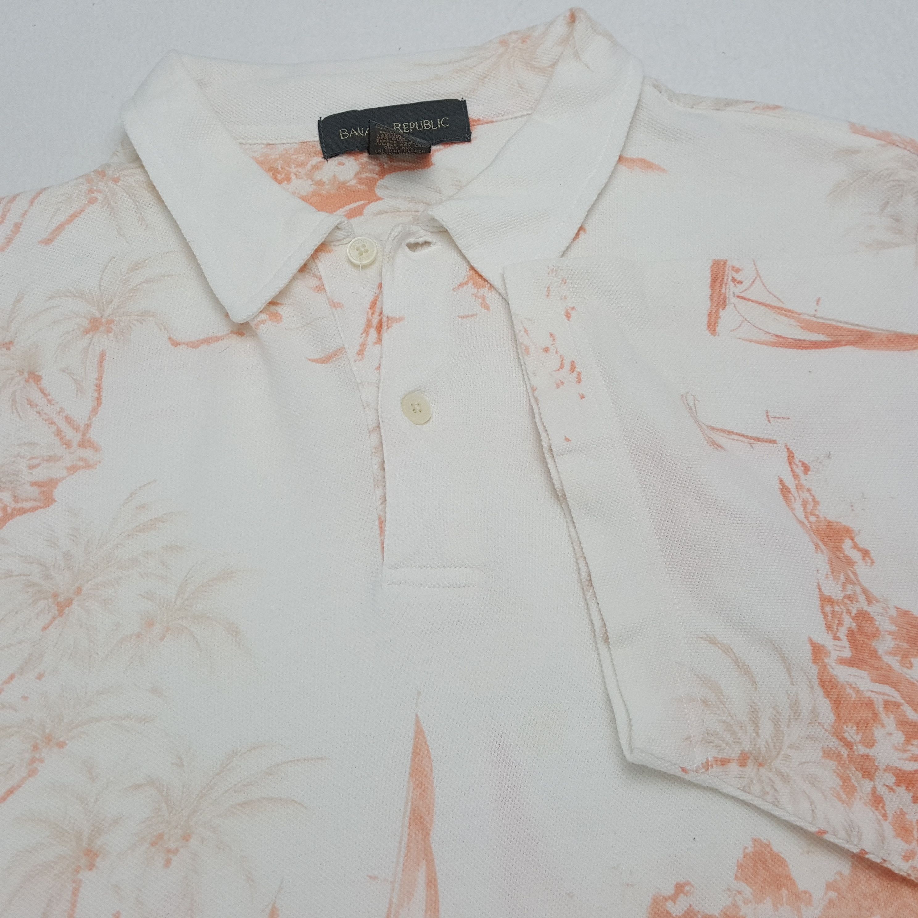 Banana Republic × Vintage BANANA REPUBLIC Polos Hawaii Summer Style Size US L / EU 52-54 / 3 - 5 Thumbnail