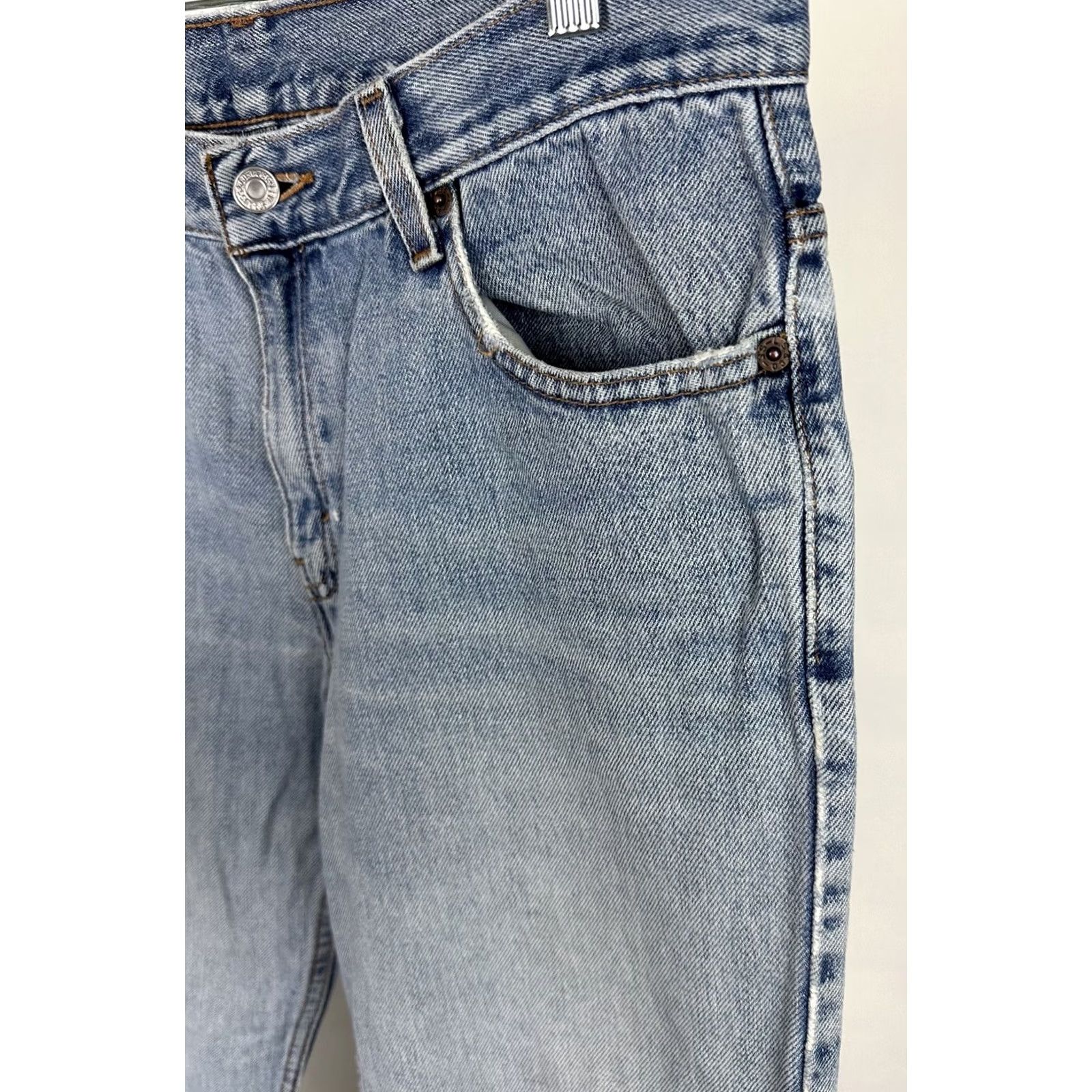Levi's VINTAGE Levi's 505 Jeans Womens M Jeans Slim Mid Rise Blue 80s 90s Distressed Jeans Womens Mens? Size 32" / US 10 / IT 46 - 7 Thumbnail