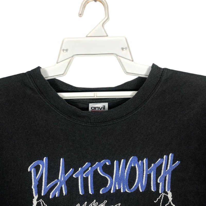 Anvil Vintage " Anvil " Plattsmouth Blue Devils Men T-Shirt Size US M / EU 48-50 / 2 - 2 Thumbnail