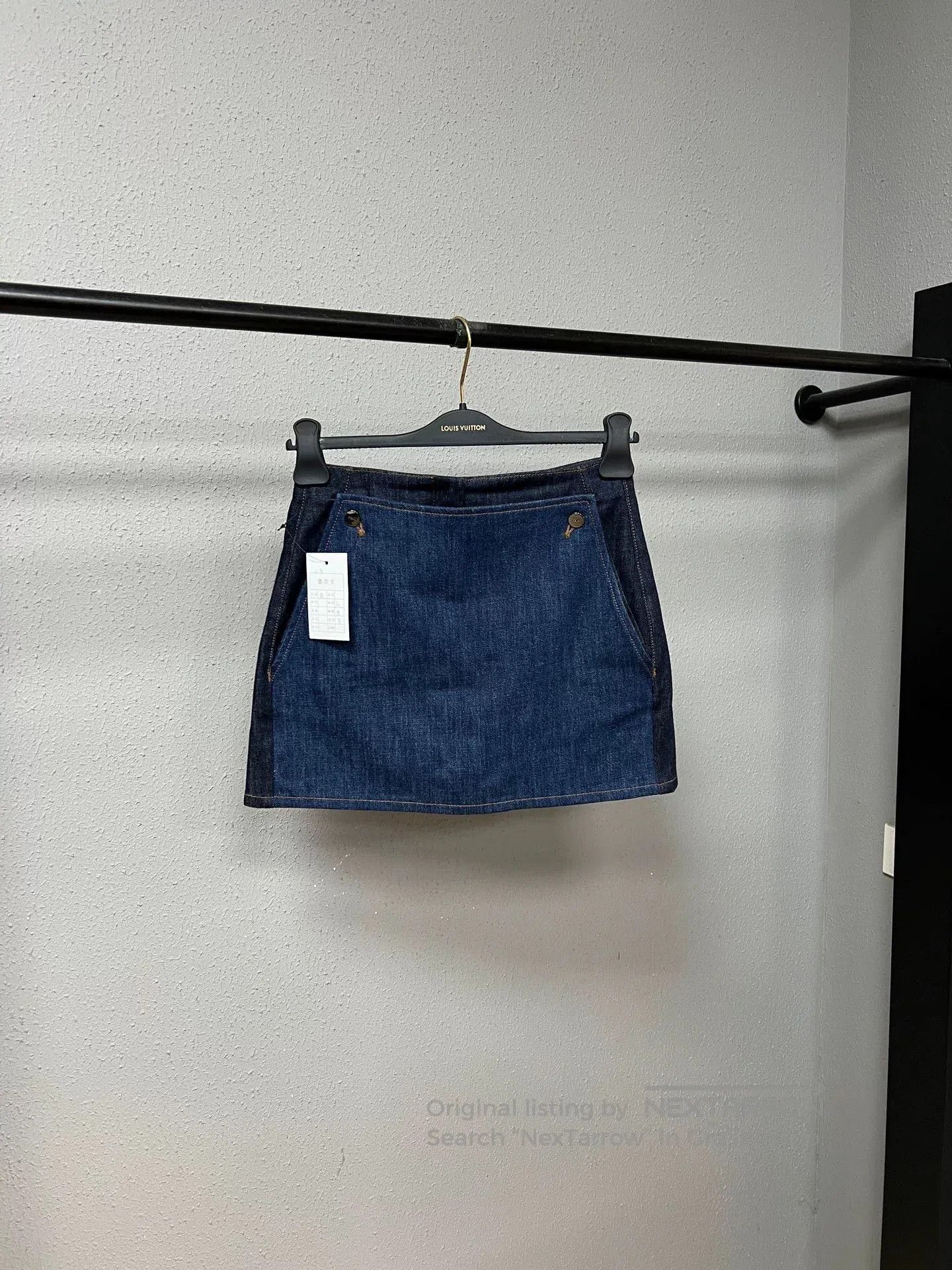 Fendi Denim Patchwork Shorts Size 38.
