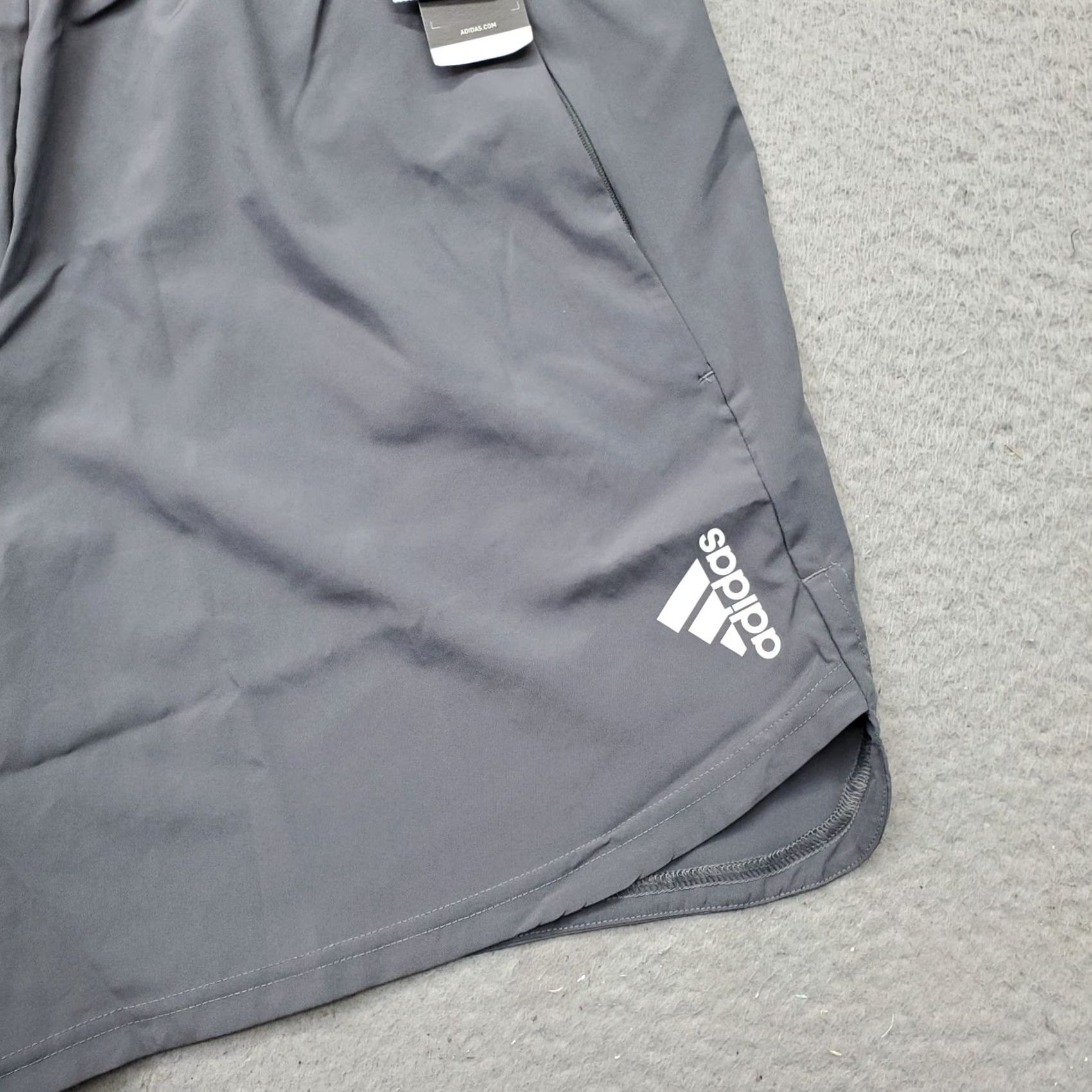 Adidas Adidas AEROREADY Running Shorts Mens XL Gray Elastic Waist Pockets Athletic Gym Casual Size US 36 / EU 52 - 8 Thumbnail