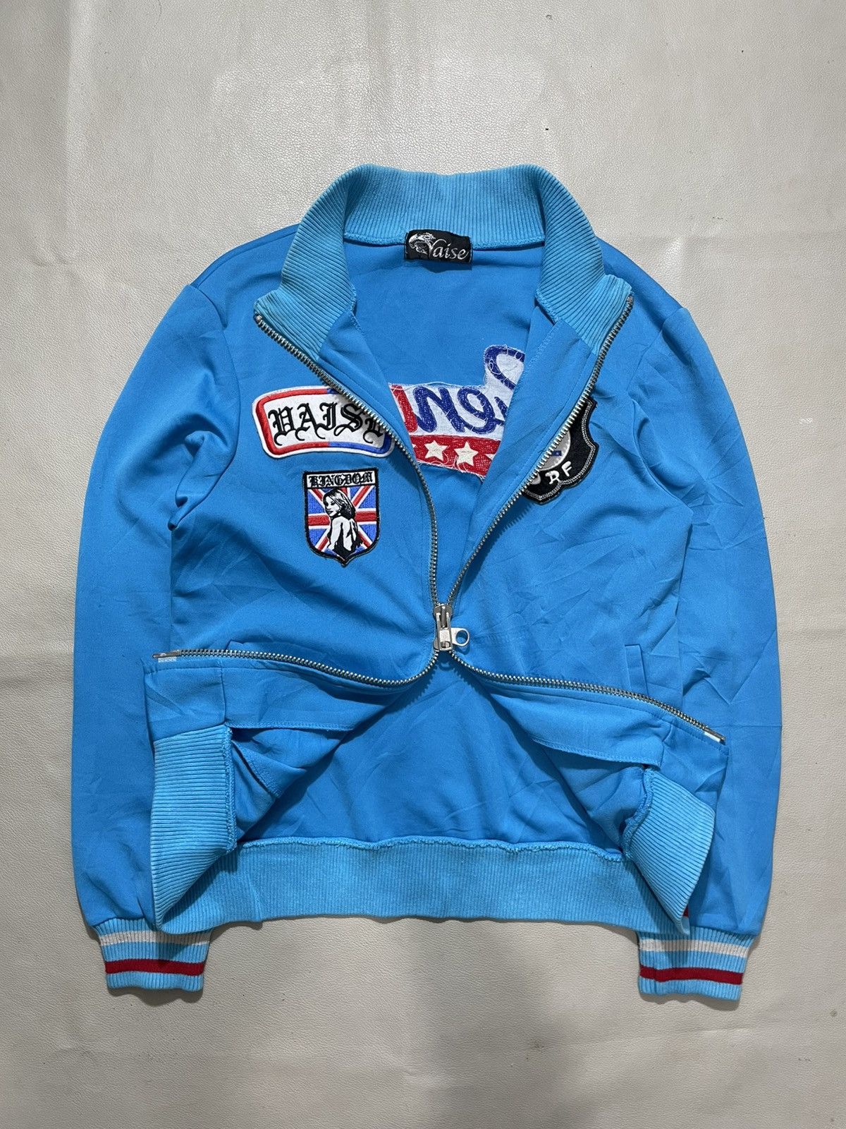 Hysteric Glamour Japanese Brand Poem Track Jacket Surf style Size US L / EU 52-54 / 3 - 2 Thumbnail