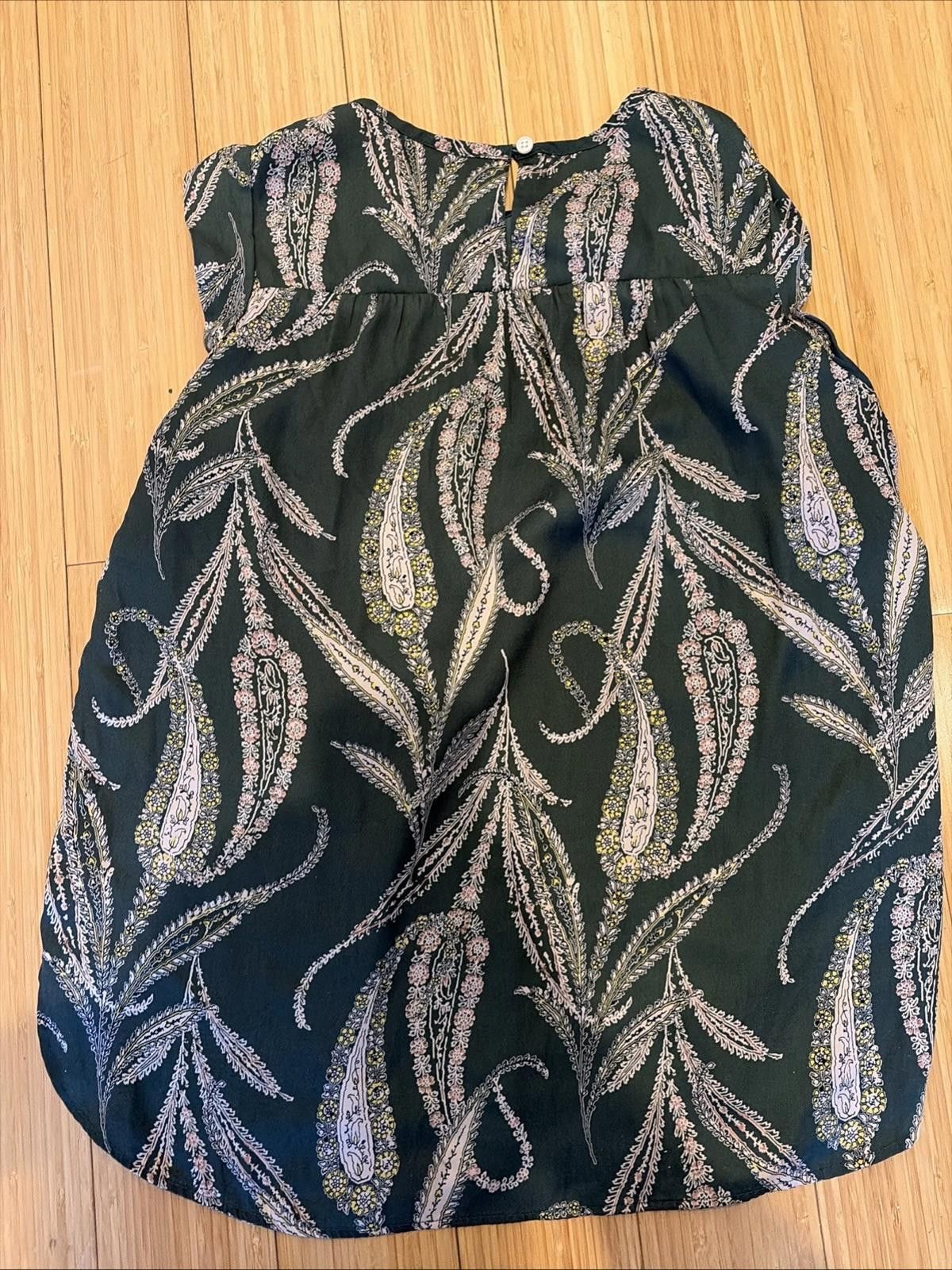 Other LOFT Blouse Women’s XS Green Sleeveless Size XS / US 0-2 / IT 36-38 - 3 Thumbnail