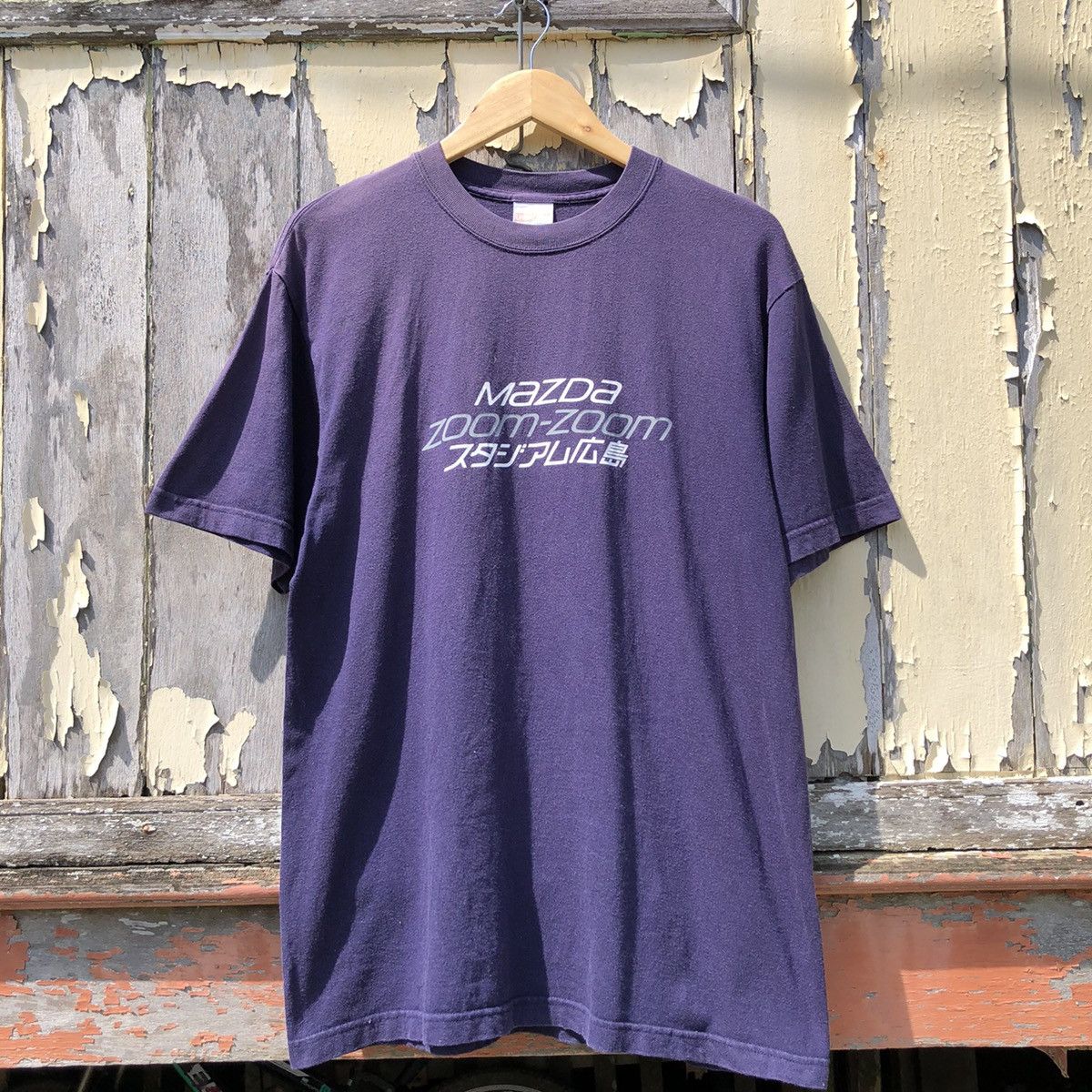 Vintage Vintage y2k Faded Mazda ZOOM-ZOOM Sunfaded Tshirt Size US L / EU 52-54 / 3 - 1 Thumbnail