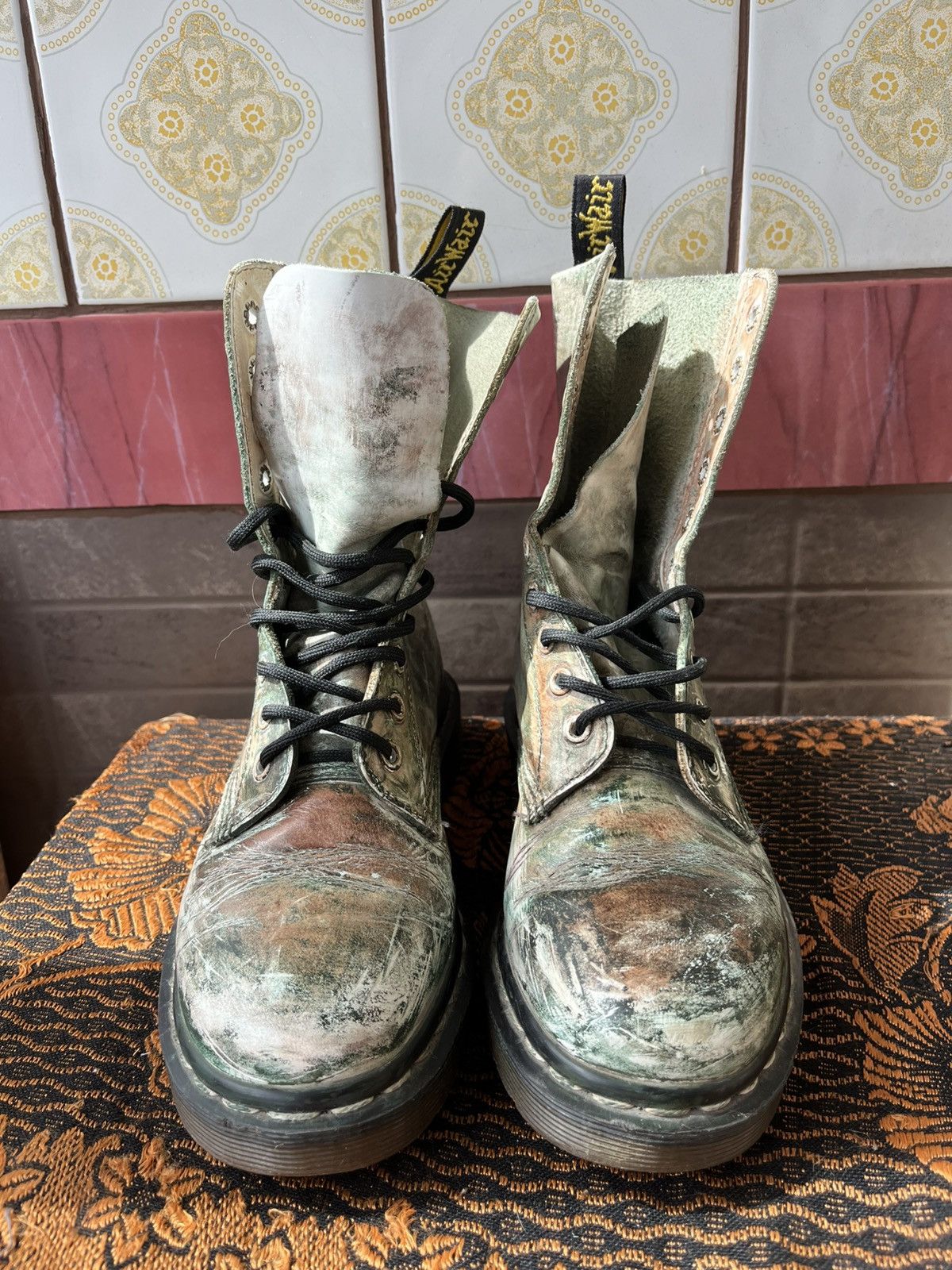 Dr. Martens Vintage D.r Martens 8 holes Marble effect Size US 8 / IT 38 - 2 Thumbnail