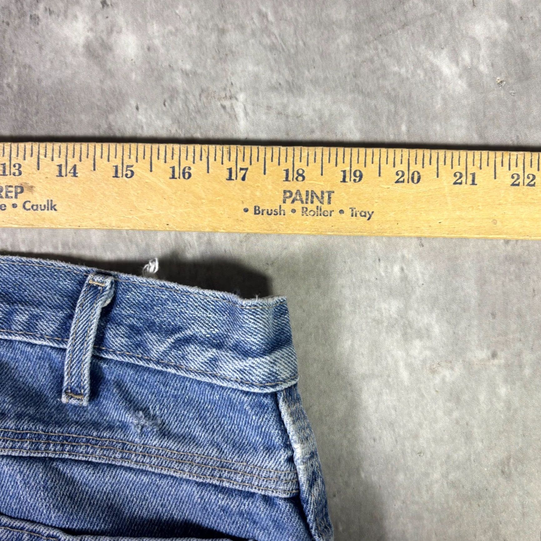 Dickies Dickies Jeans Mens 36x30 Blue Denim Workwear Utility Pants Relaxed Cargo Pocket Straight Adjustable Rise Mid Size US 36 / EU 52 - 3 Thumbnail