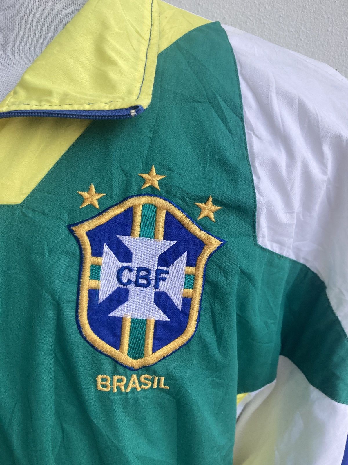 Other Vintage Adidas Umbro Brasil 1994 World Cup Hamilton Jacket Size US M / EU 48-50 / 2 - 6 Thumbnail