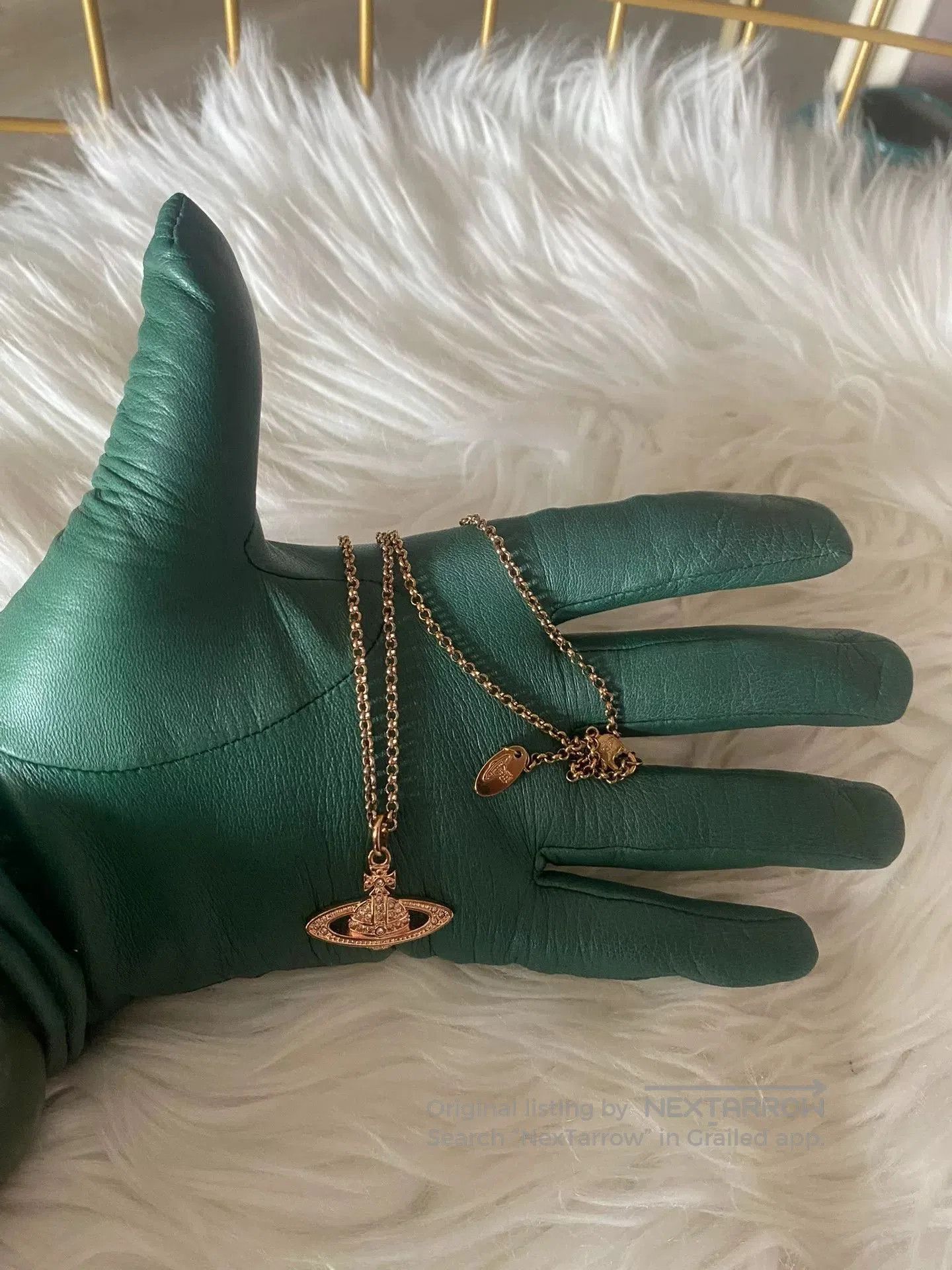 Vivienne Westwood Vivienne Westwood Mini Bas Saturn Necklace. Size ONE SIZE - 4 Thumbnail