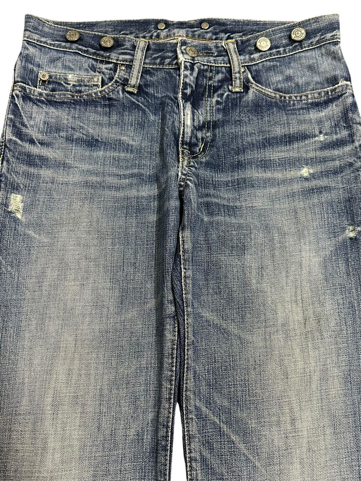 Hysteric Glamour Vintage Japan Hysteric Glamour Faded Wash Distressed Jeans Size US 29 - 3 Thumbnail