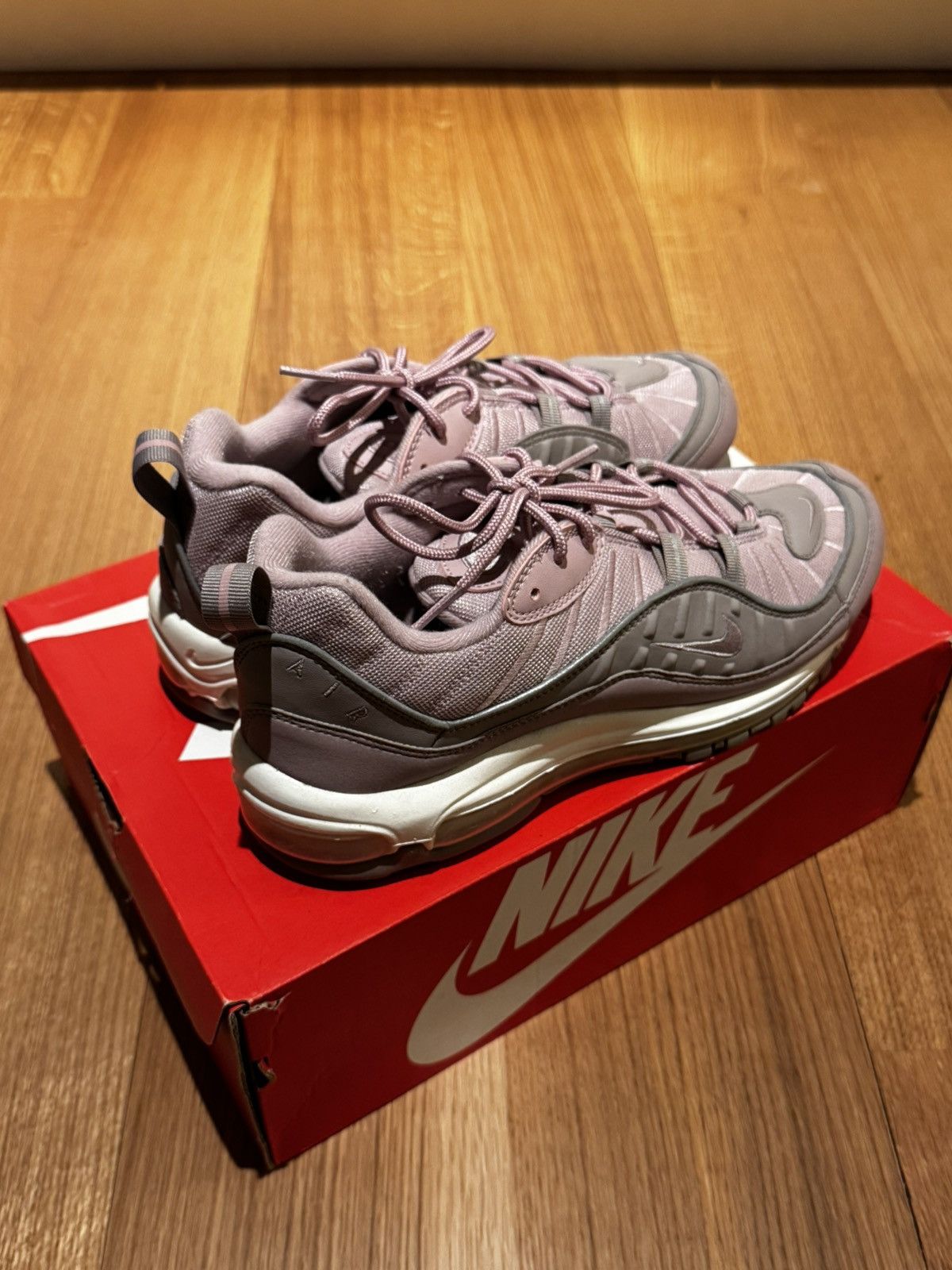 Nike Nike Air Max 98 ‘Pink Pumice’ Size US 9.5 / EU 42-43 - 5 Thumbnail