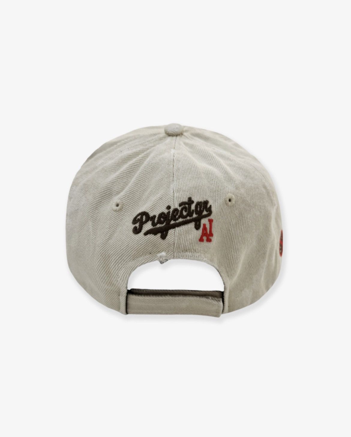 PROJECT GR WIDE THROWBACK CAP - BEIGE hat - benaras.co
