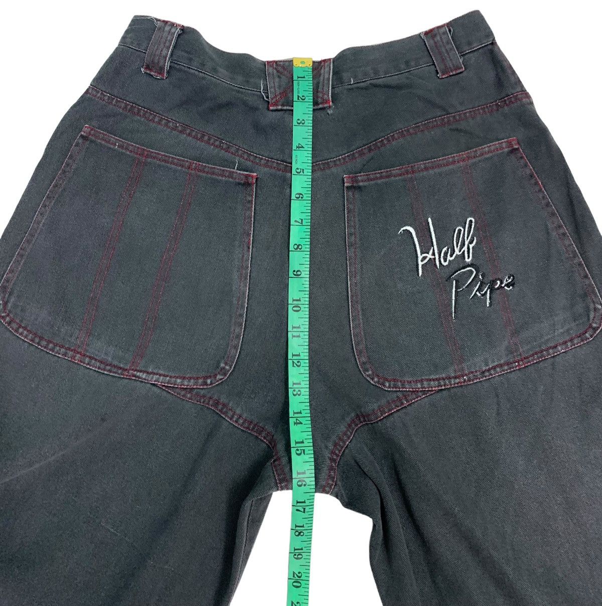 Japanese Brand 🔥Rare Vintage HALF PIPE Casual Hip Hop Baggie Style Size US 32 / EU 48 - 18 Thumbnail