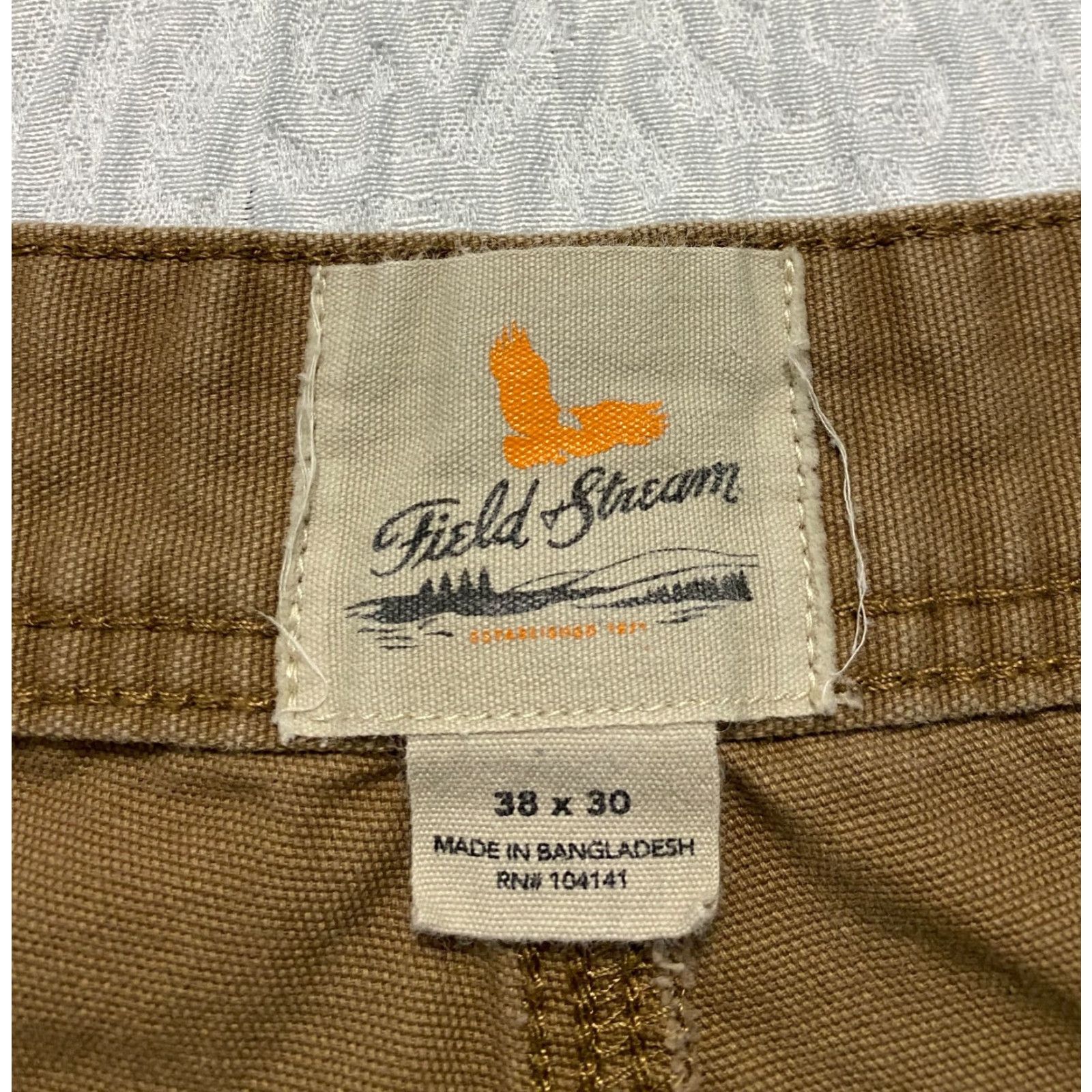 Vintage Field & Stream Carpenter Pants Men's 38×30 Brown Relaxed Straight Pants Size US 38 / EU 54 - 5 Thumbnail